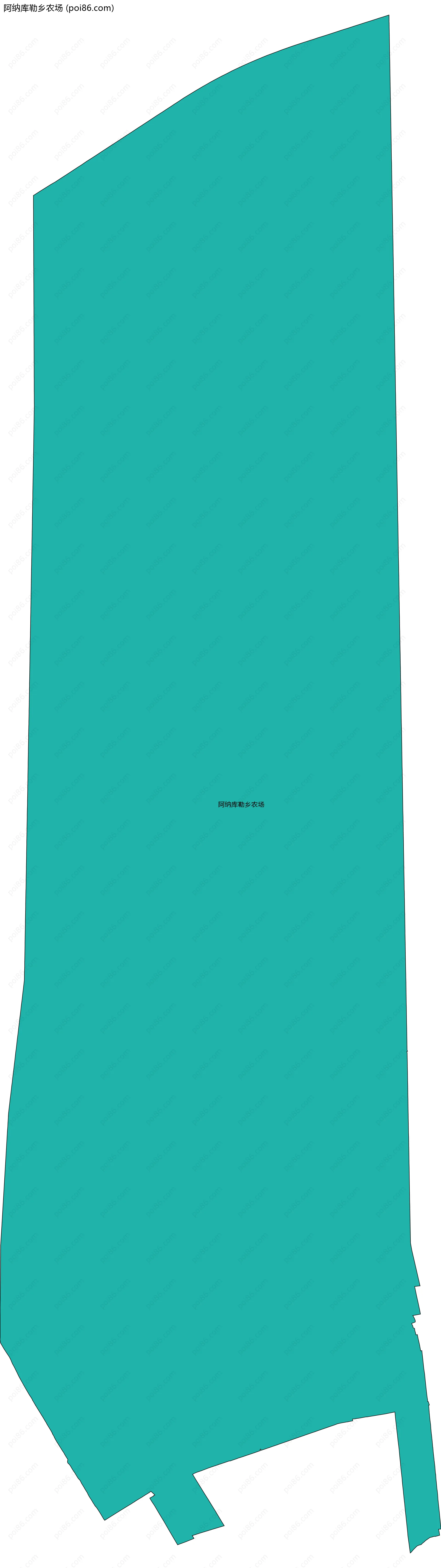 阿纳库勒乡农场边界地图