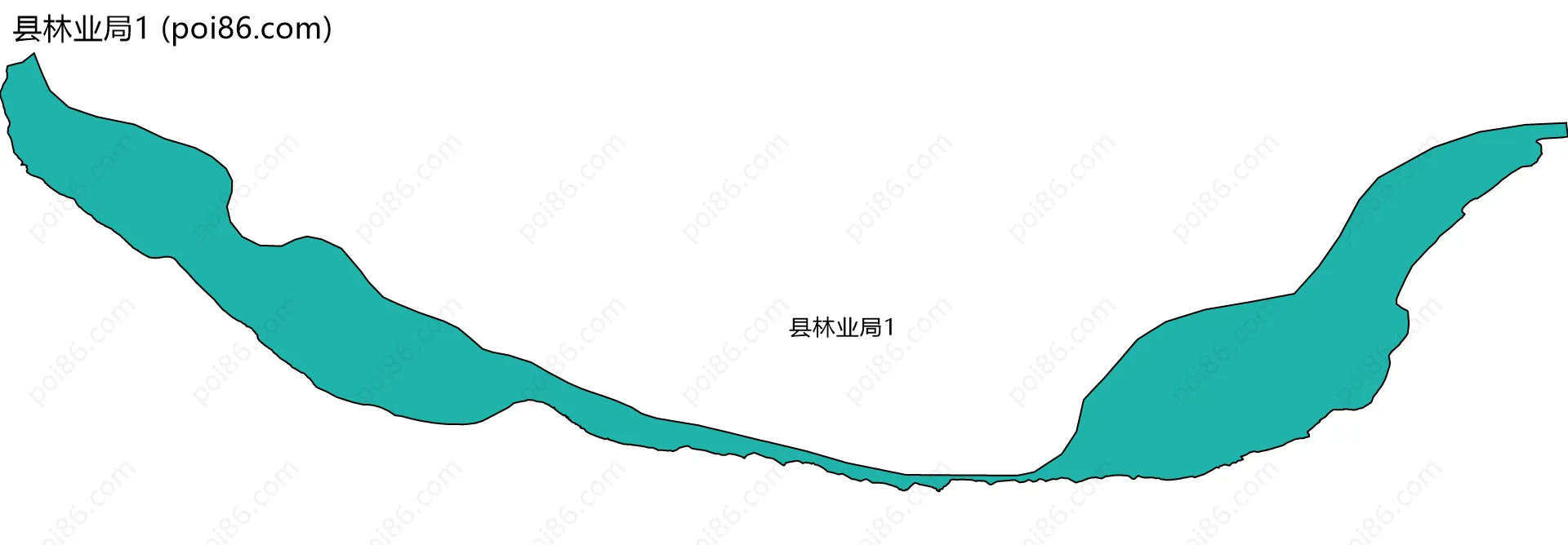县林业局1边界地图