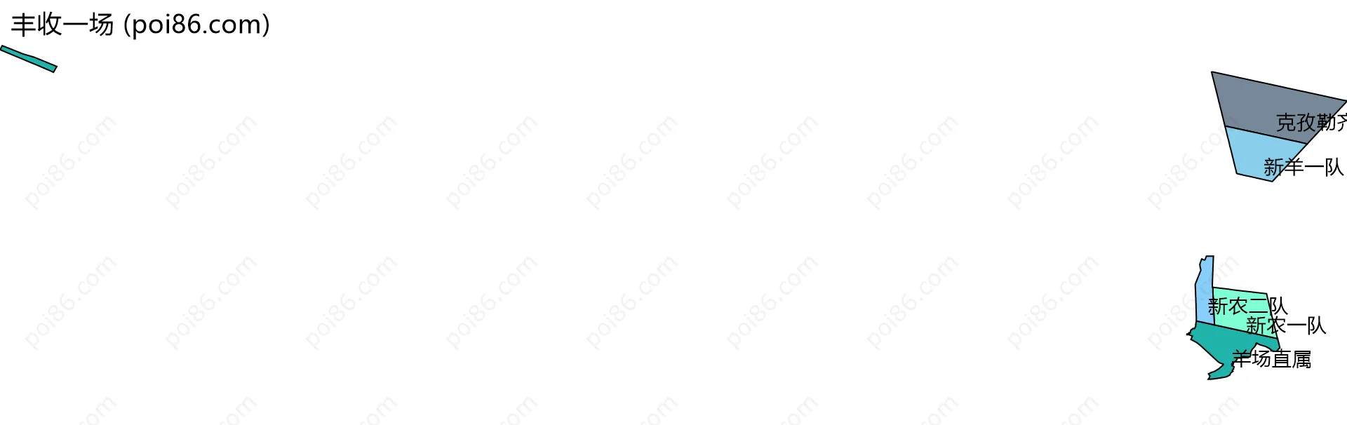 丰收一场边界地图(五级行政区划)