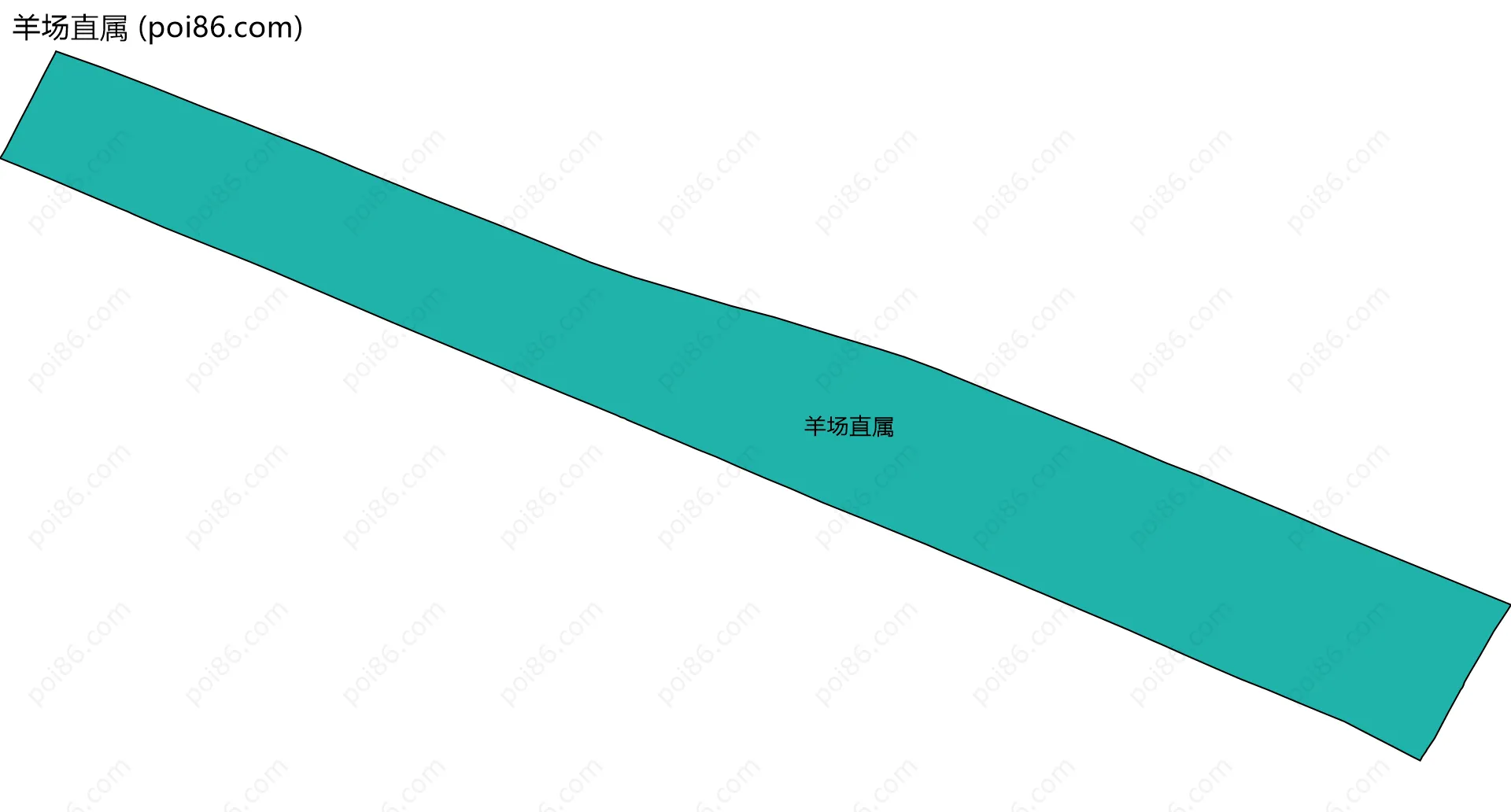 羊场直属边界地图