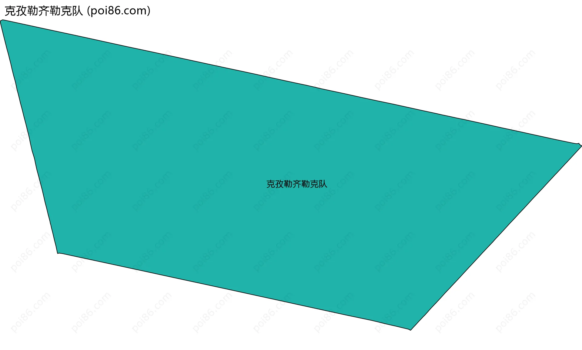 克孜勒齐勒克队边界地图