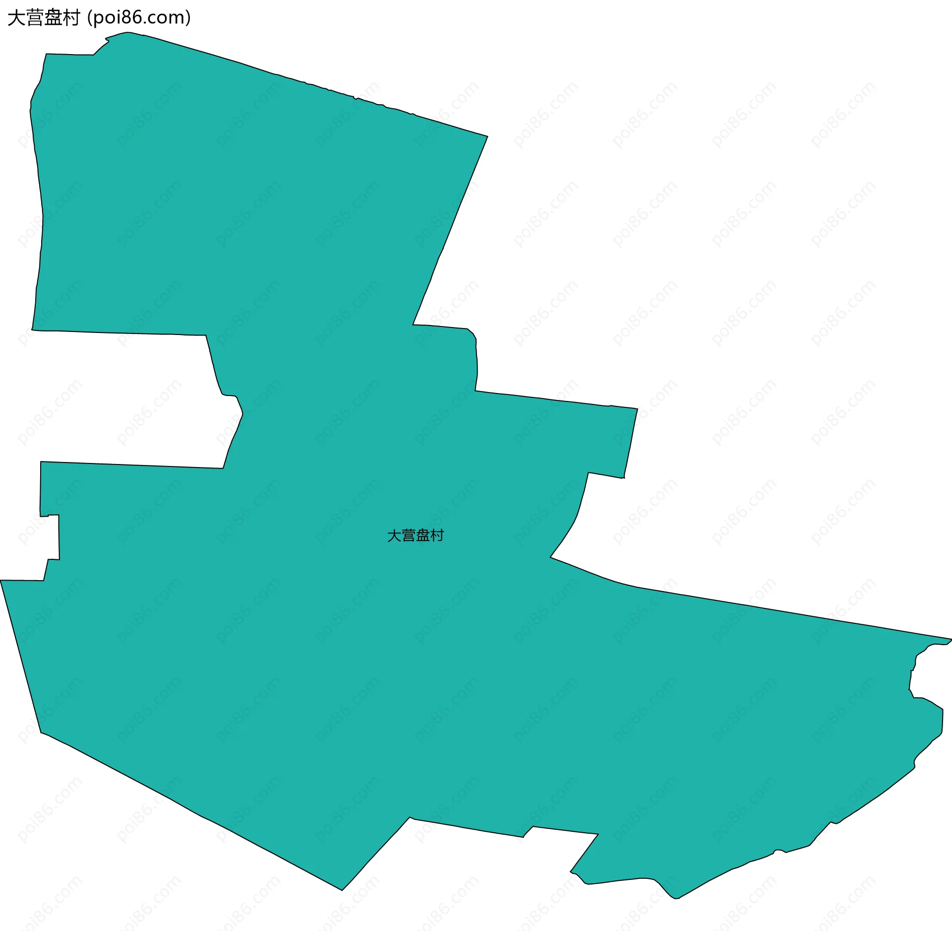 大营盘村边界地图