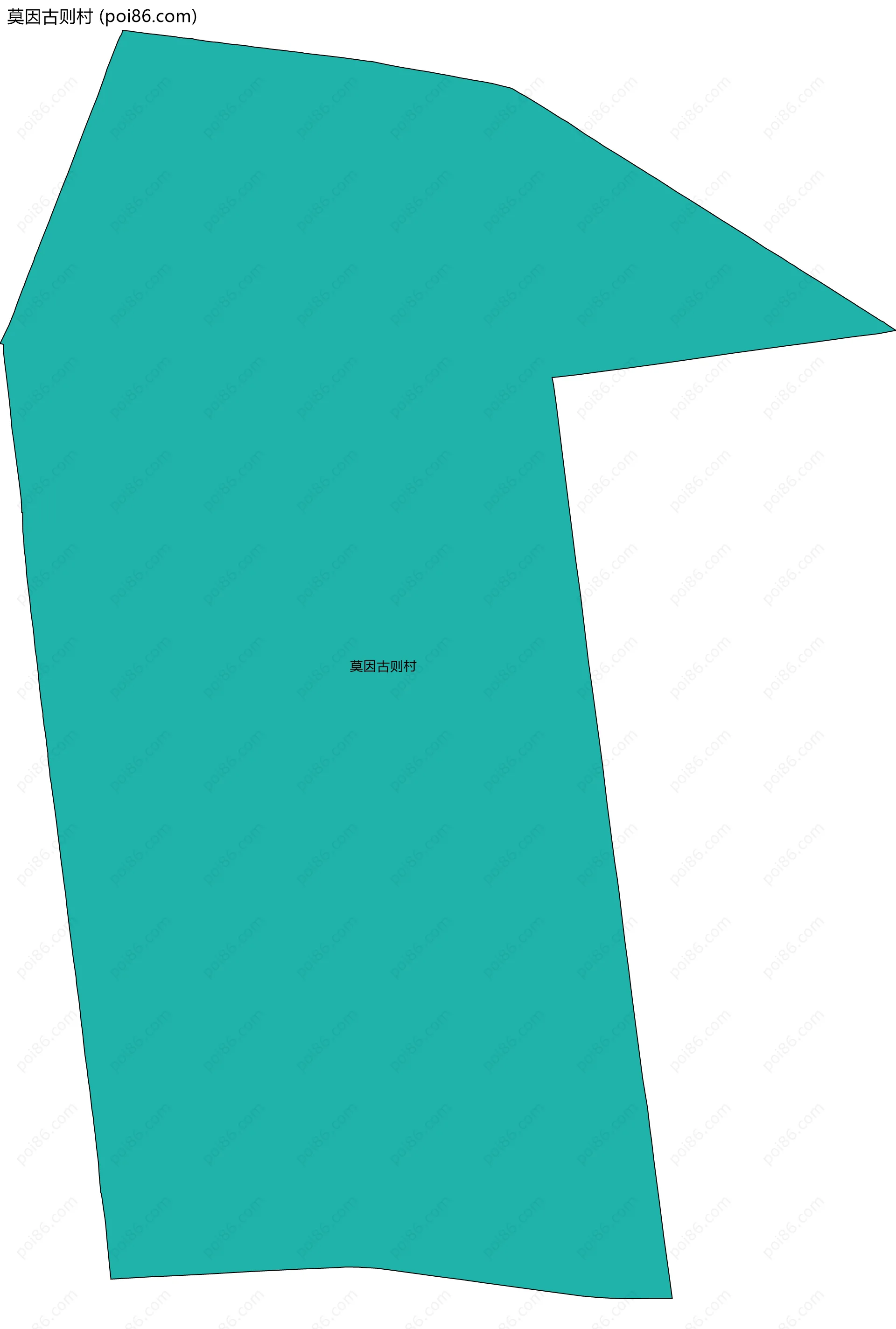 莫因古则村边界地图