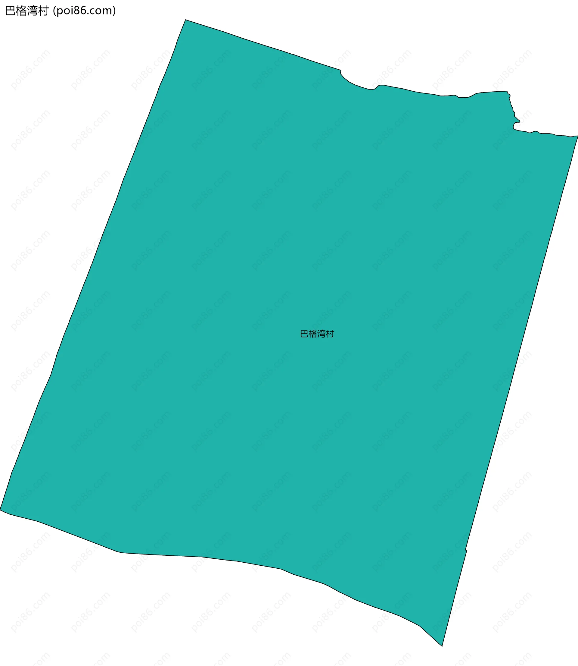 巴格湾村边界地图