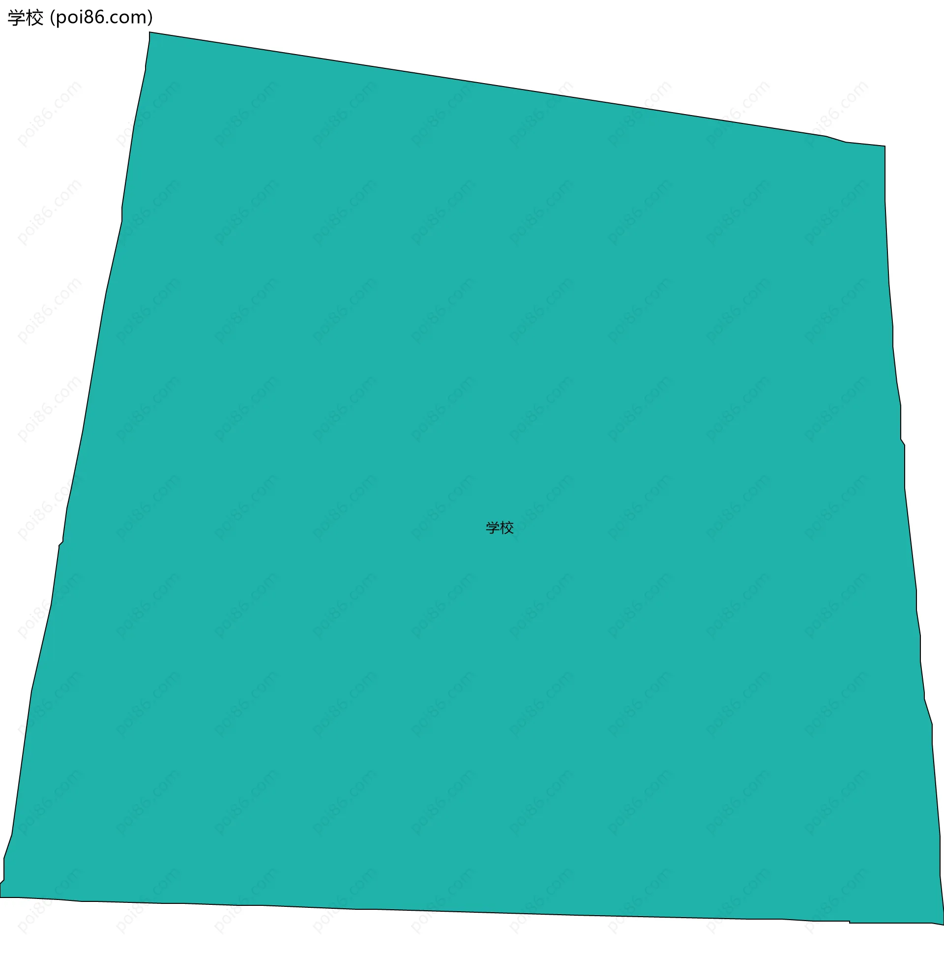 学校边界地图