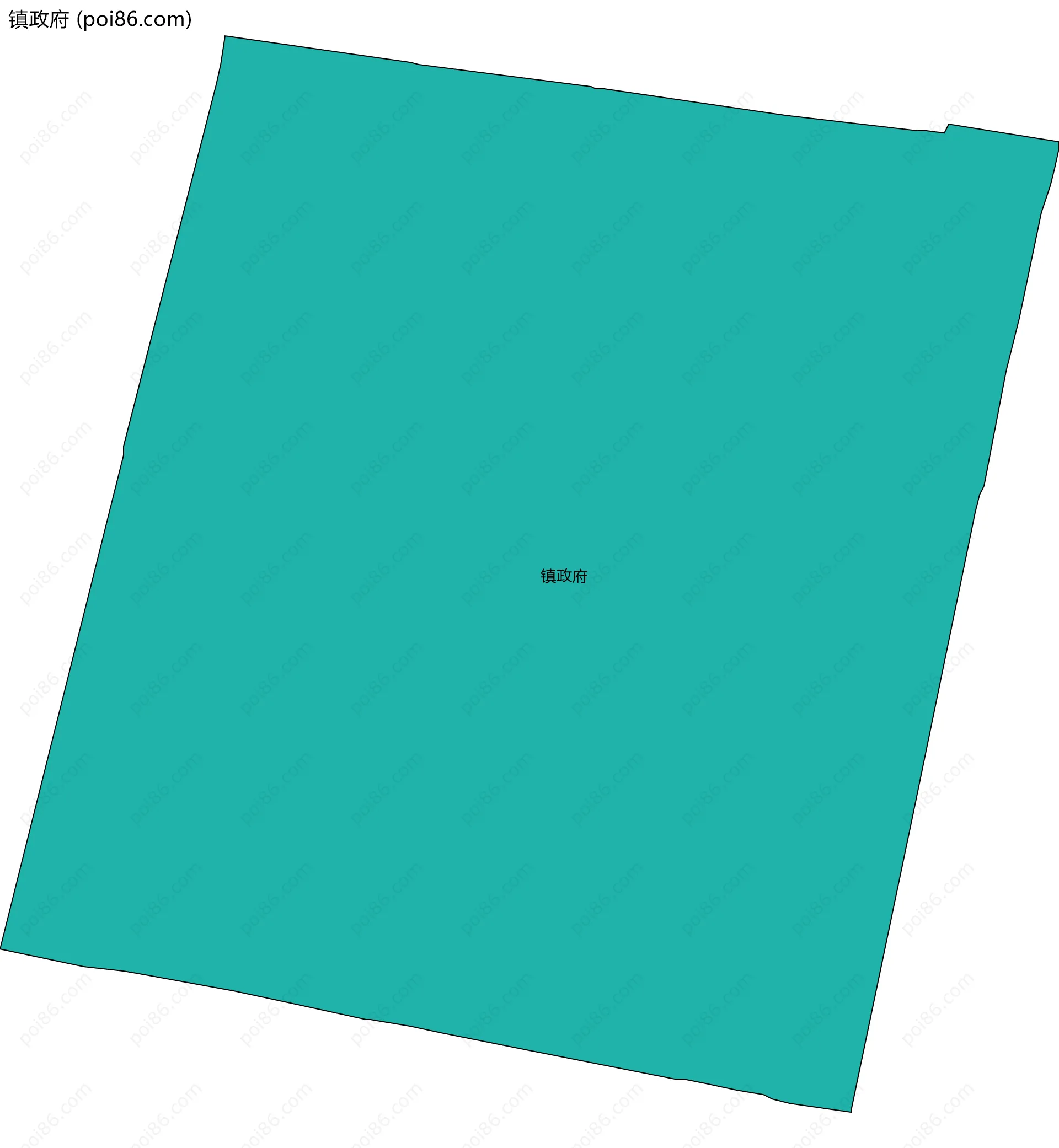 镇政府边界地图