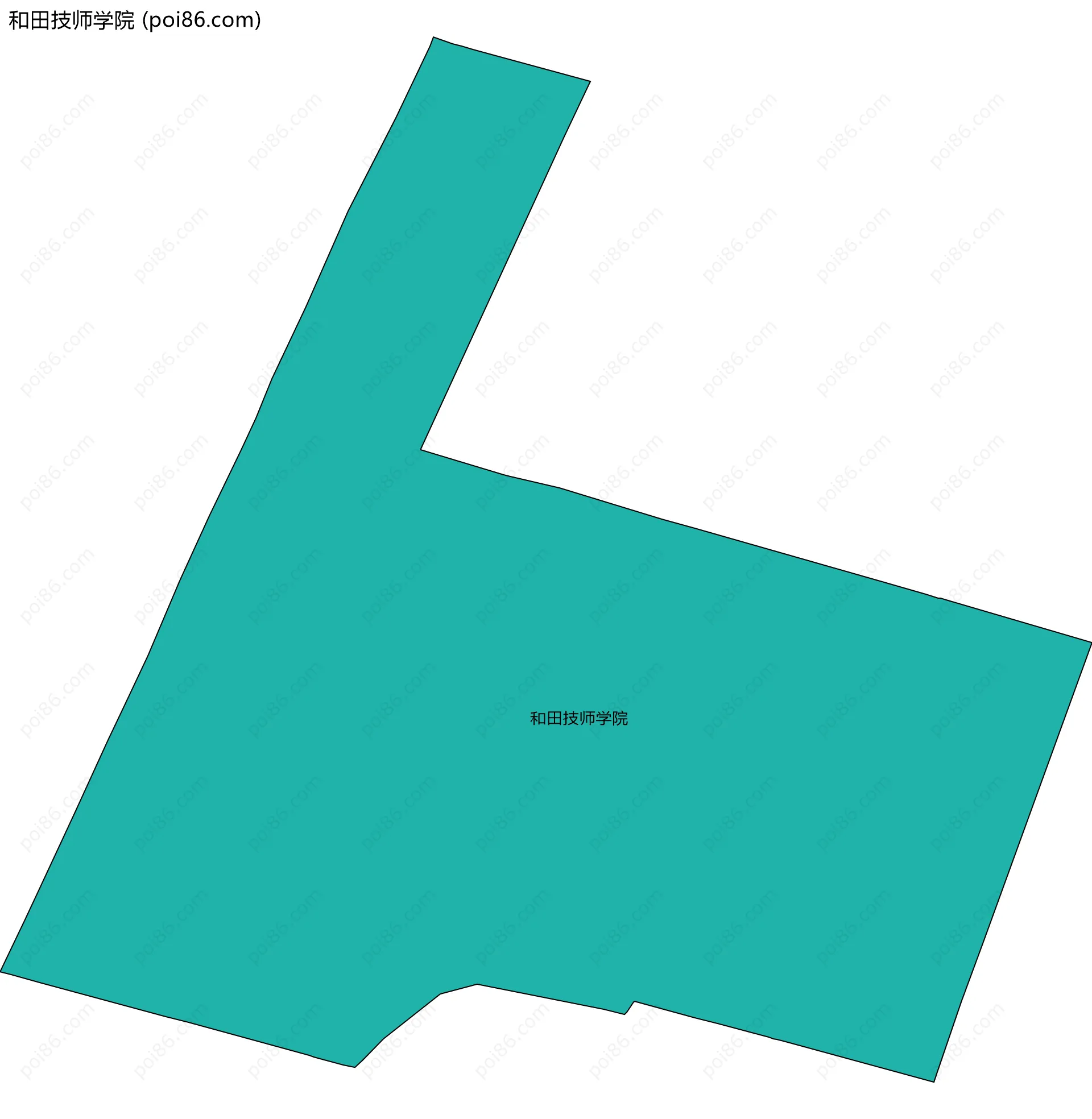 和田技师学院边界地图