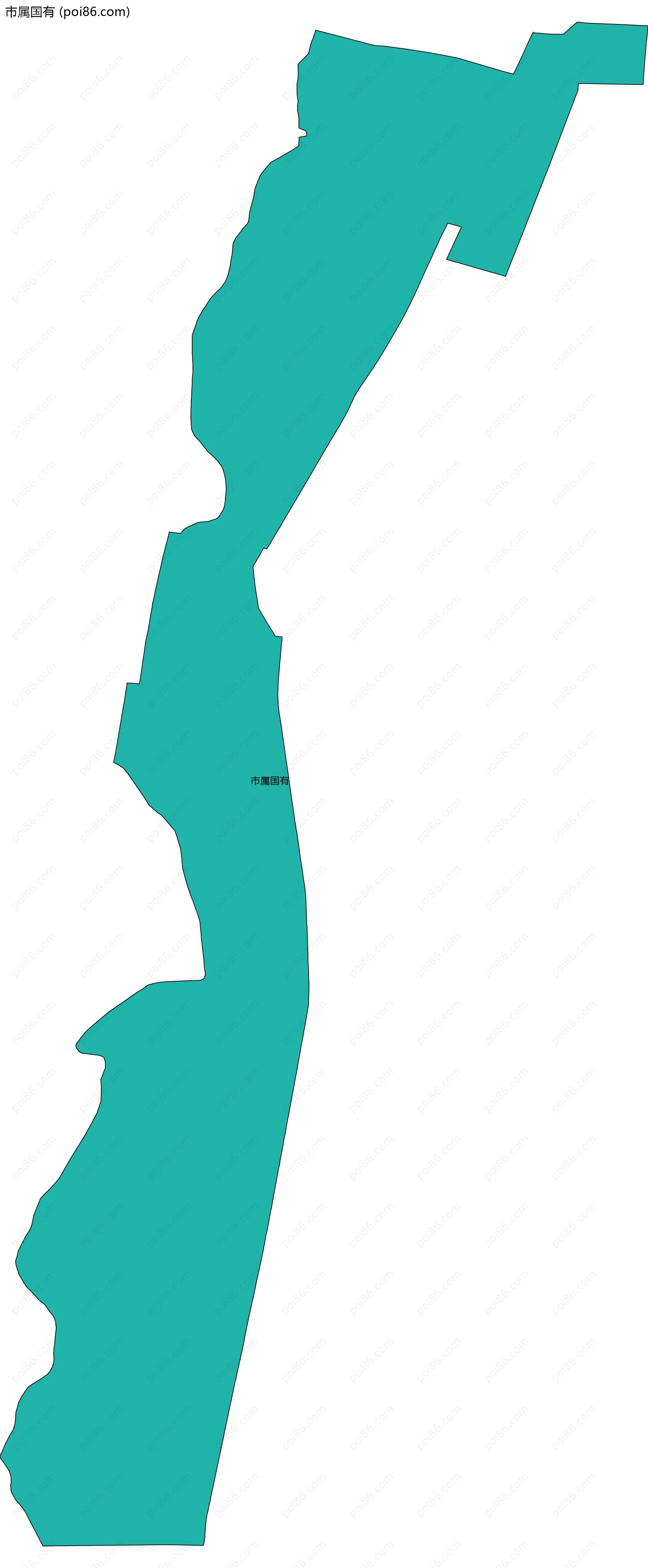 市属国有边界地图