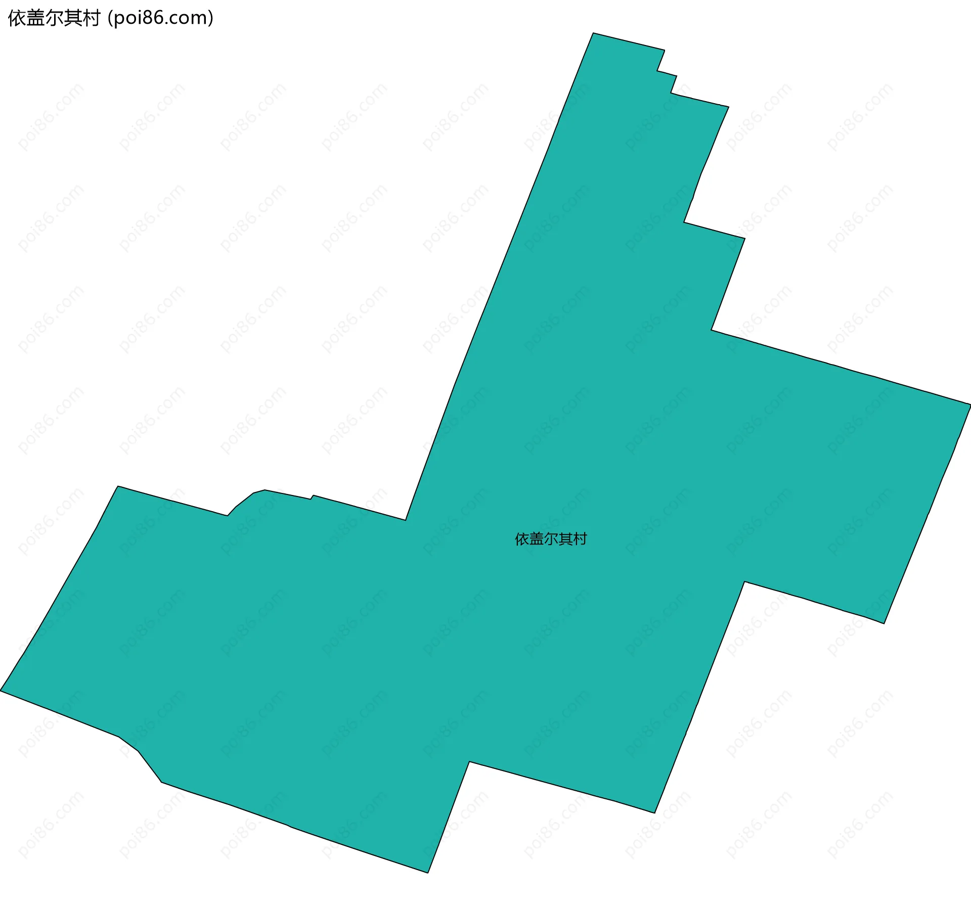 依盖尔其村边界地图