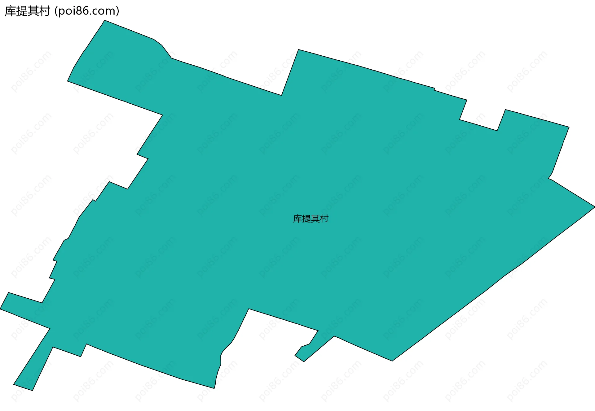 库提其村边界地图