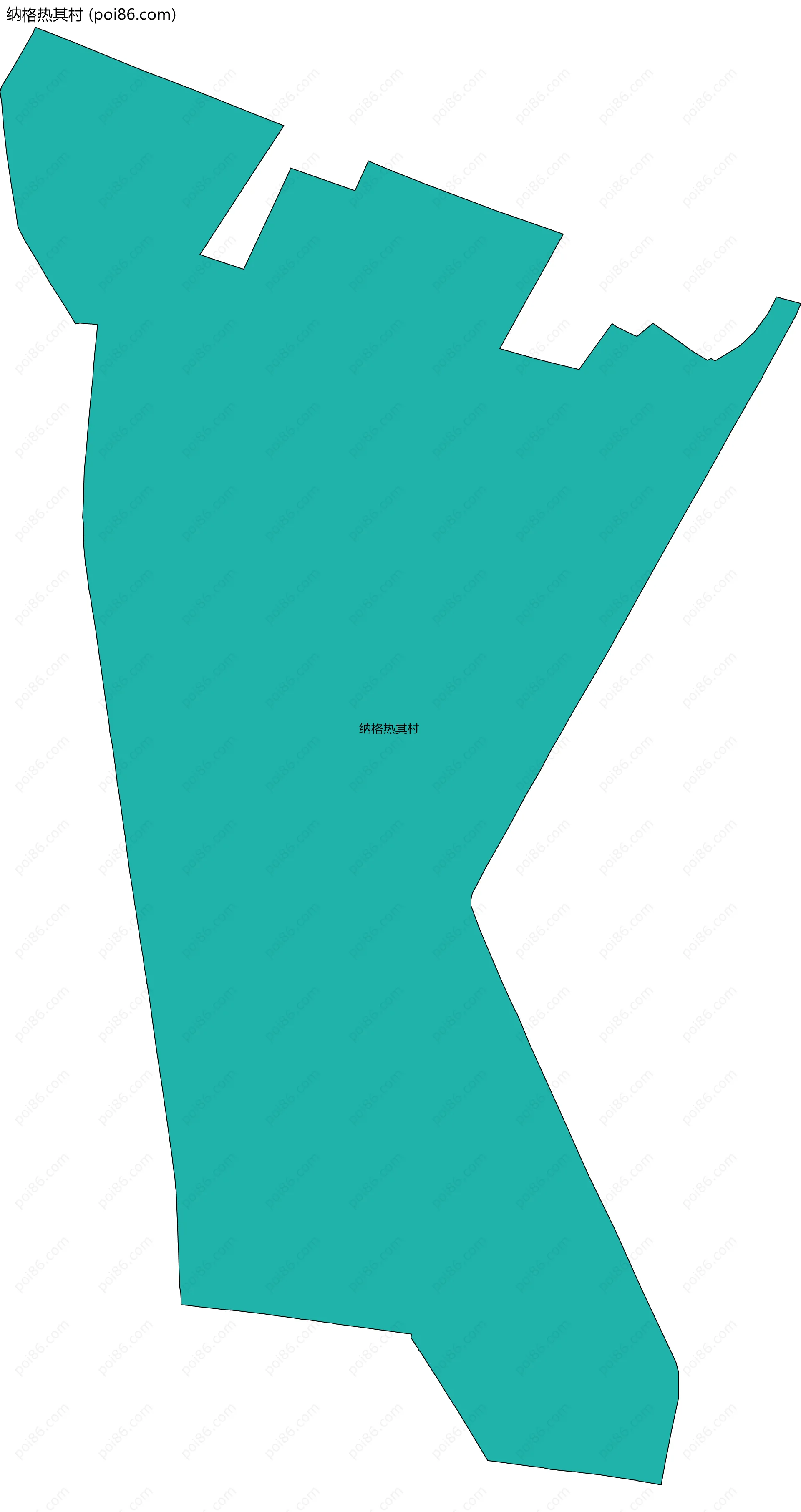 纳格热其村边界地图