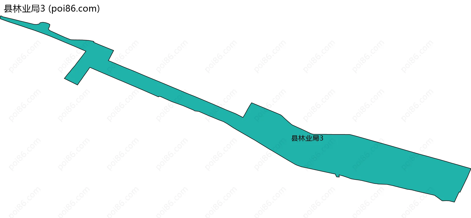 县林业局3边界地图