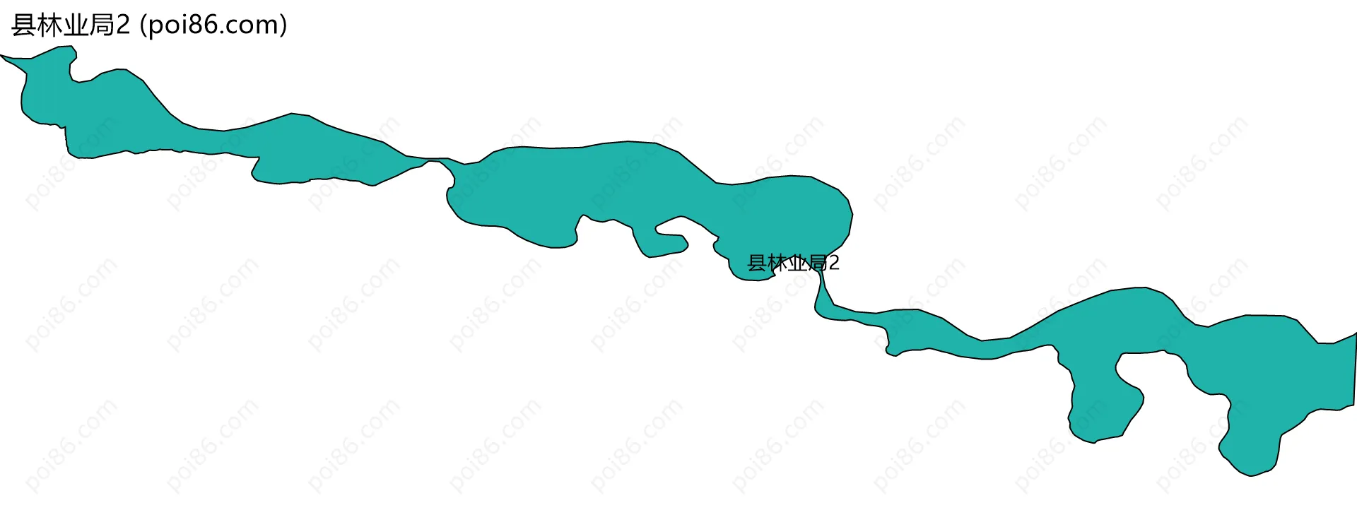 县林业局2边界地图