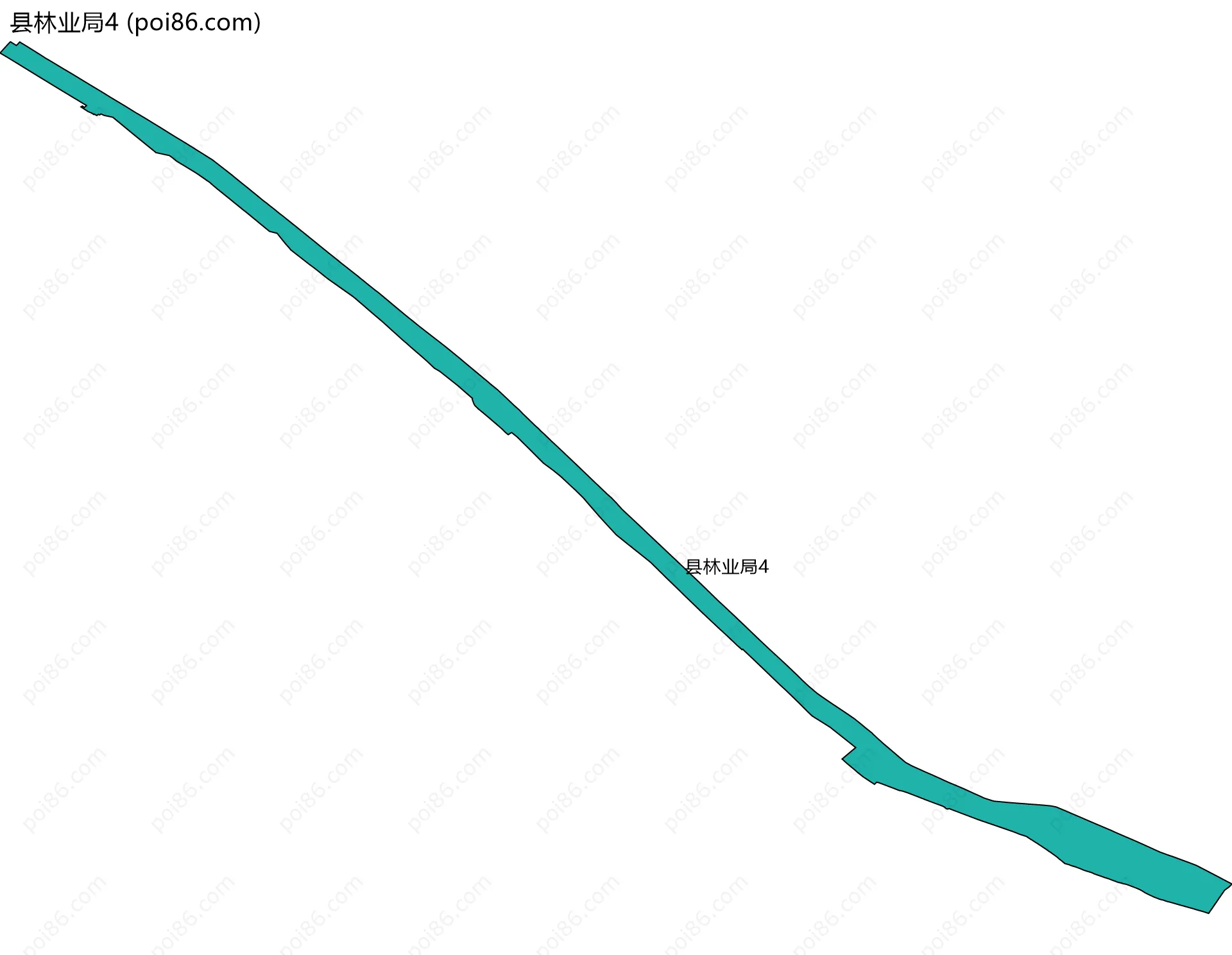 县林业局4边界地图