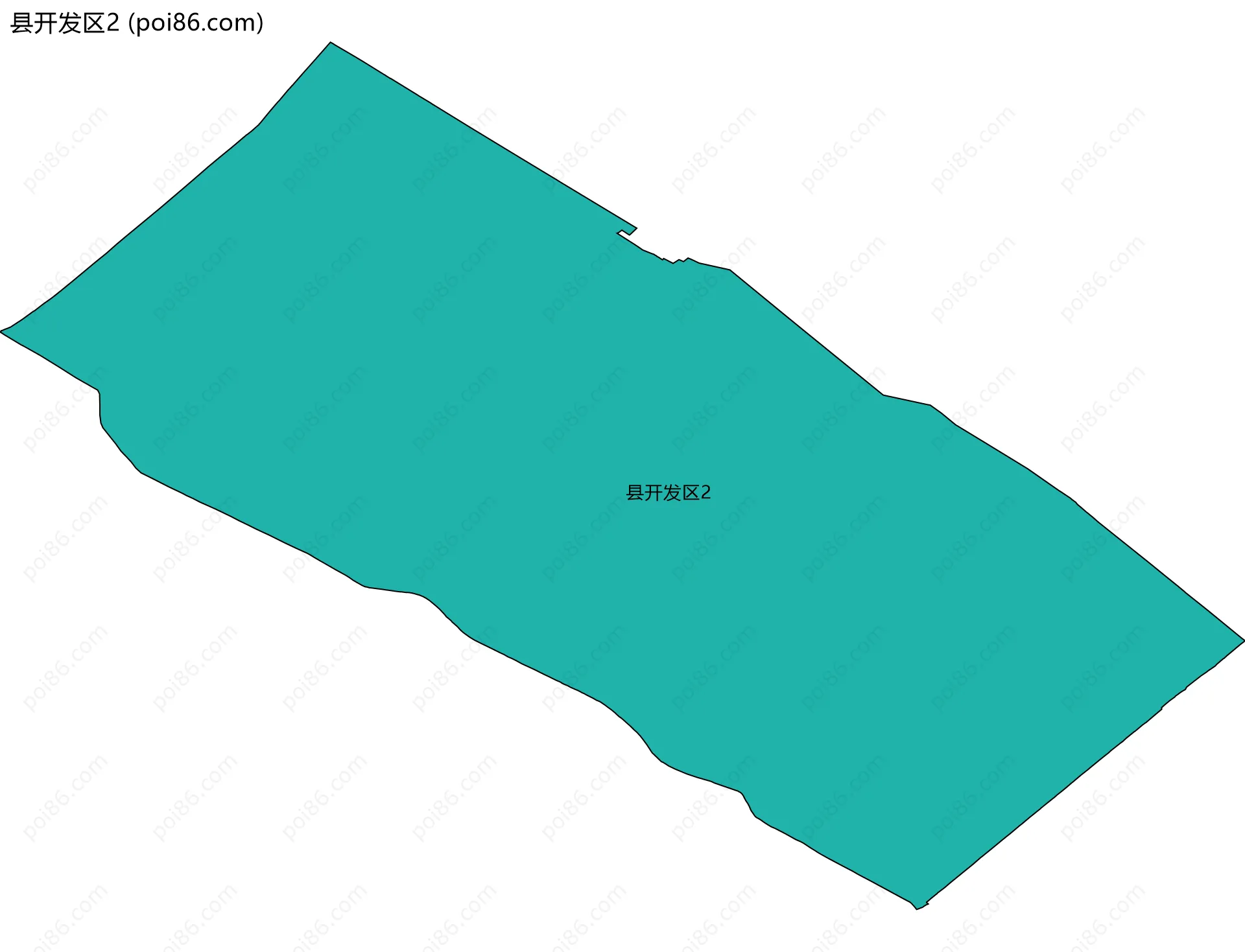 县开发区2边界地图