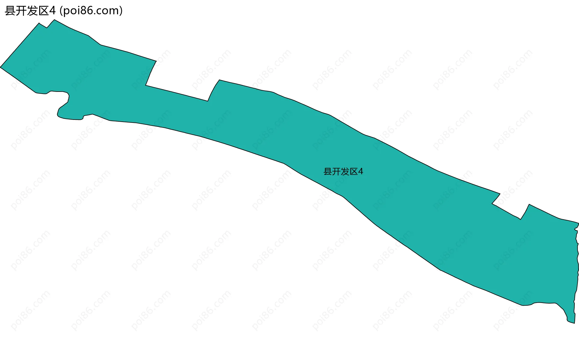 县开发区4边界地图