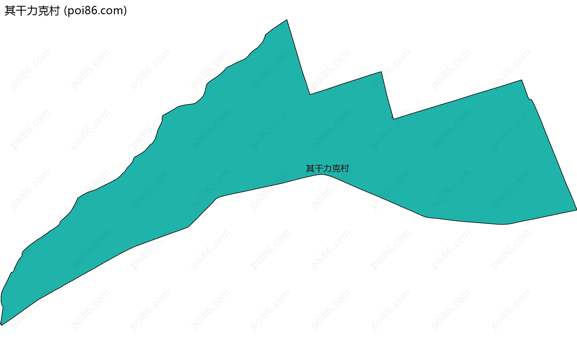 其干力克村边界地图
