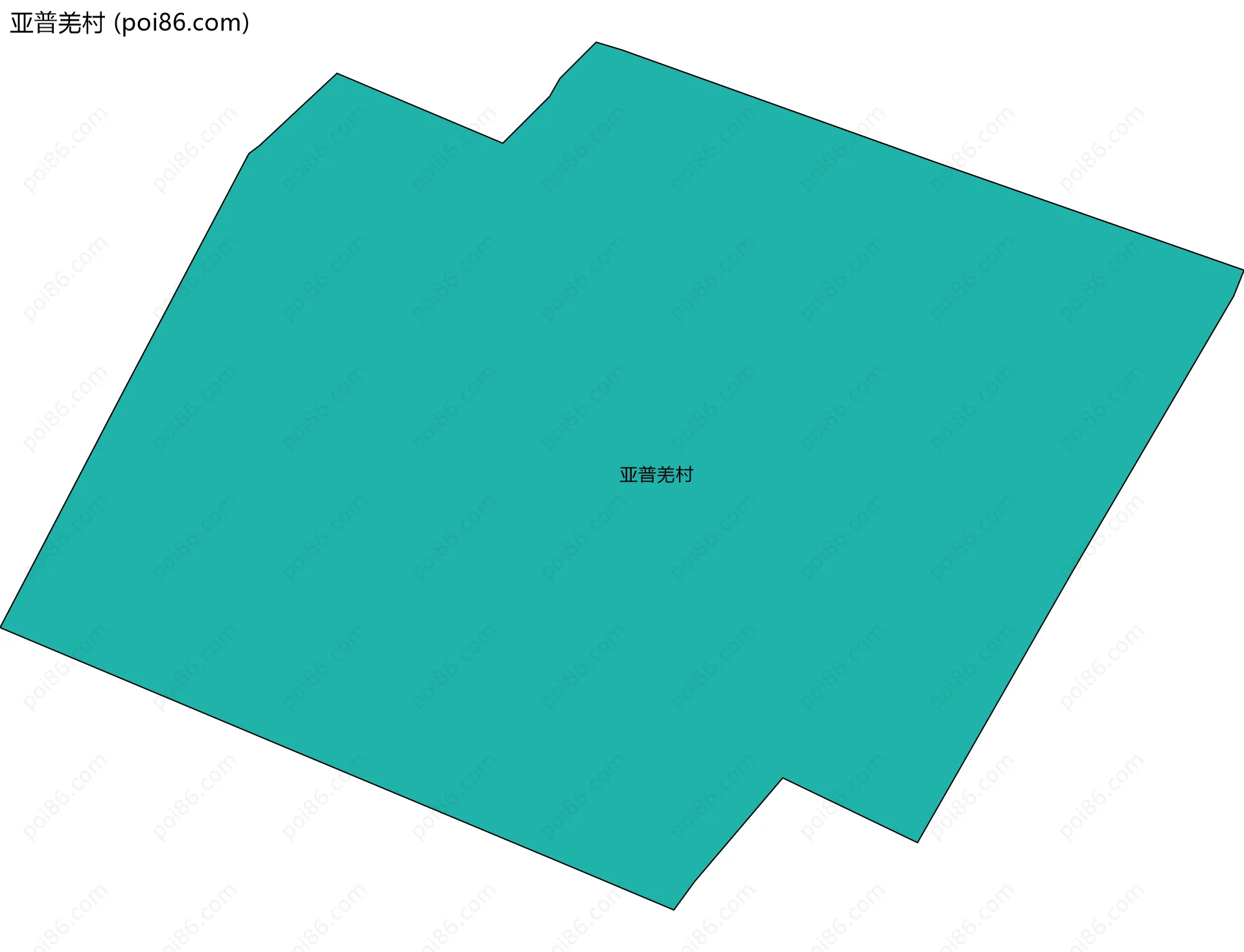 亚普羌村边界地图