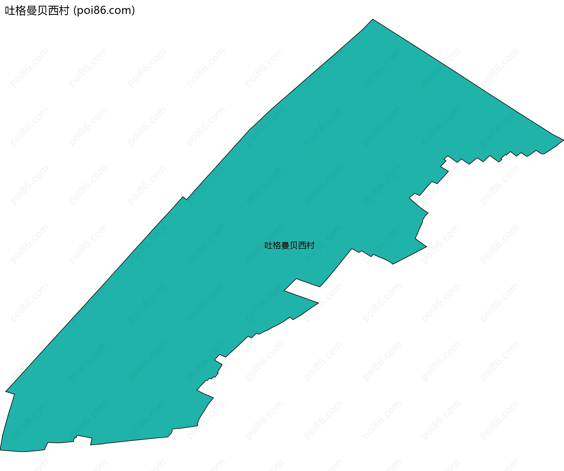 吐格曼贝西村边界地图