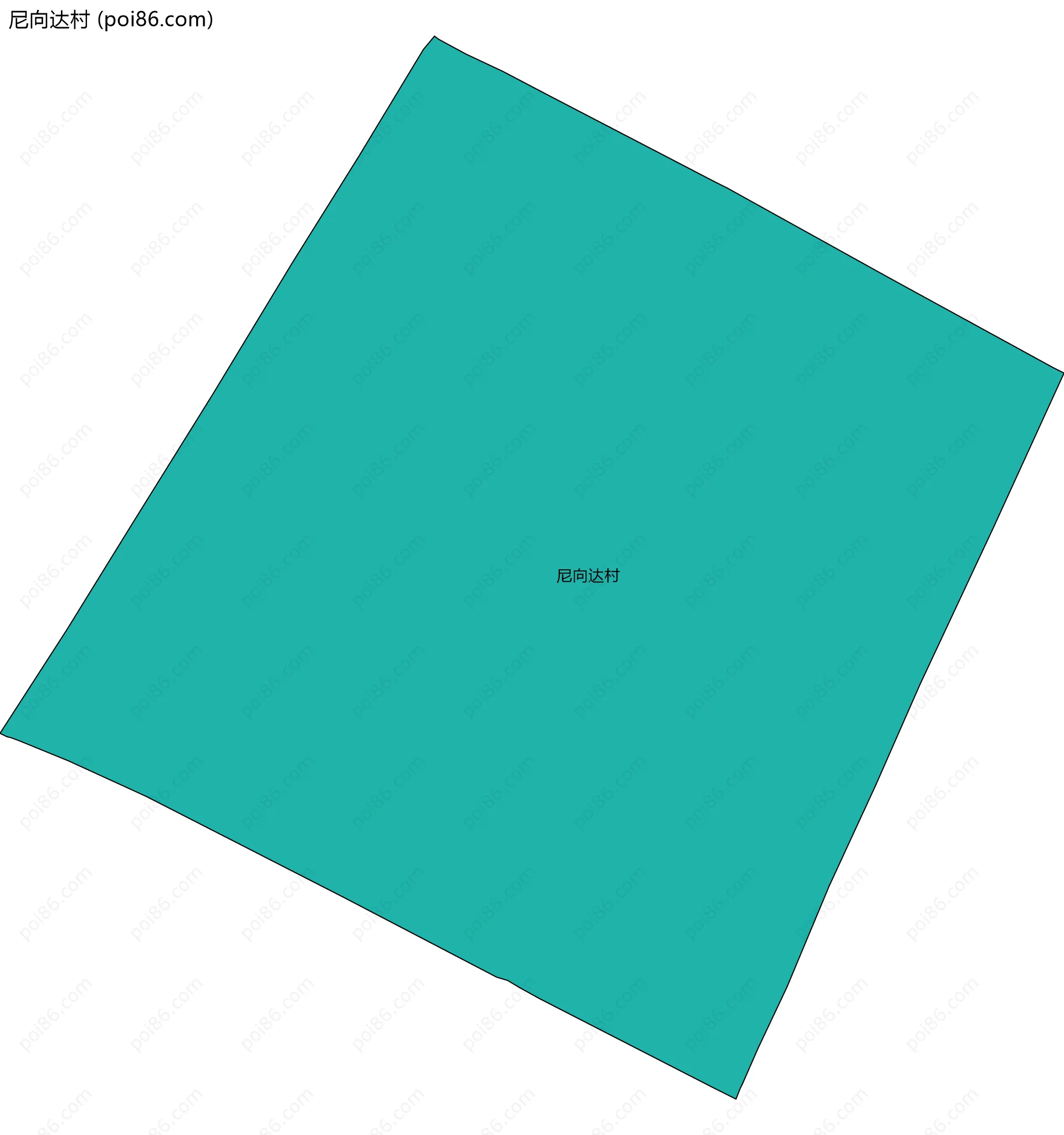 尼向达村边界地图