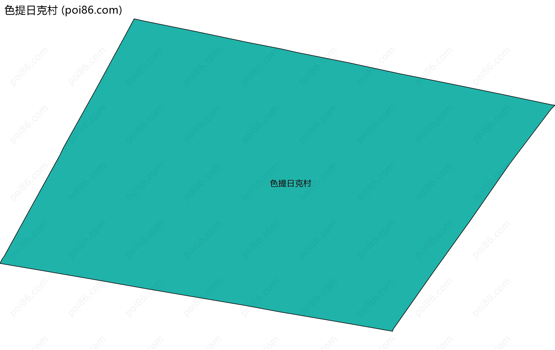 色提日克村边界地图