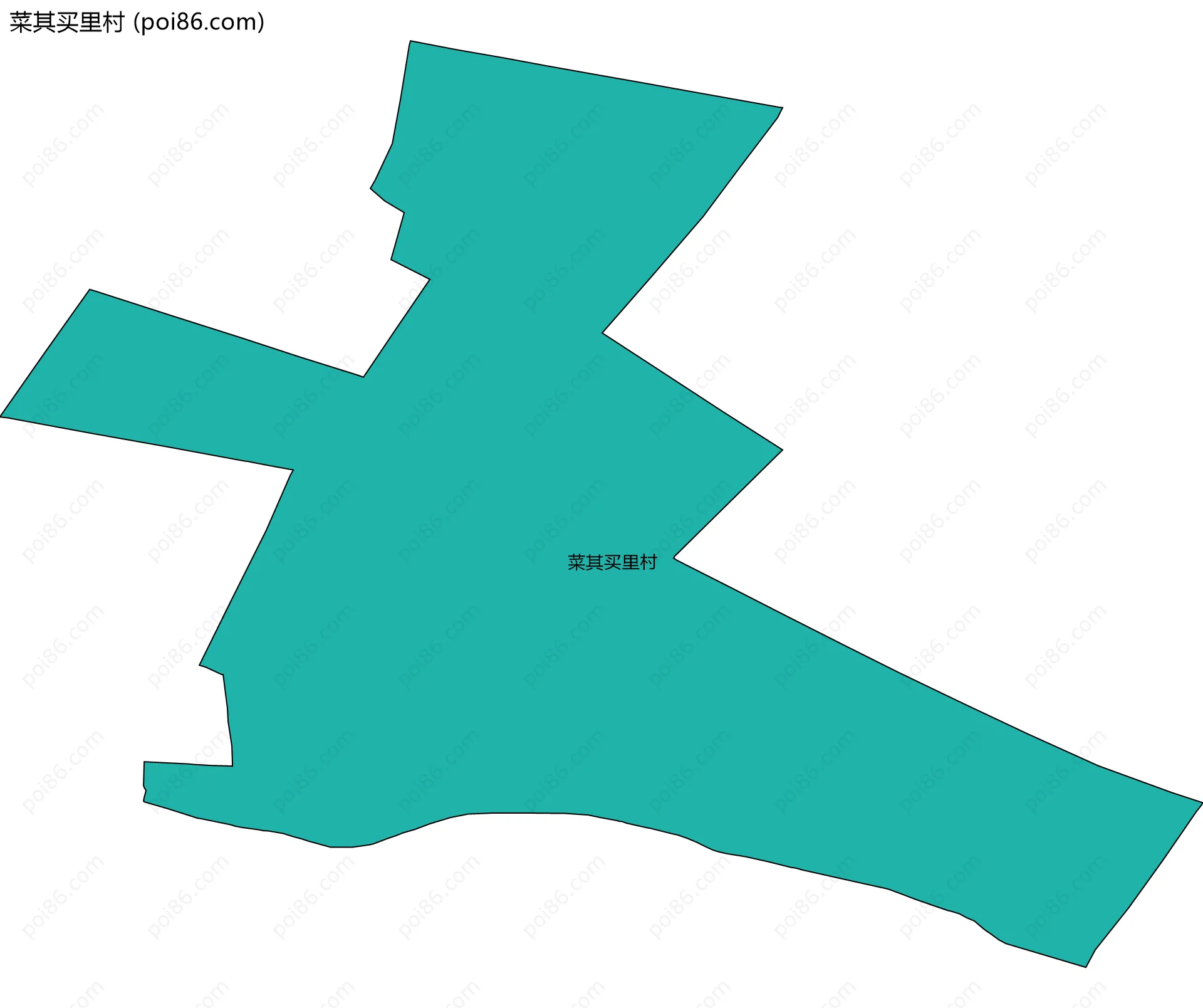 菜其买里村边界地图