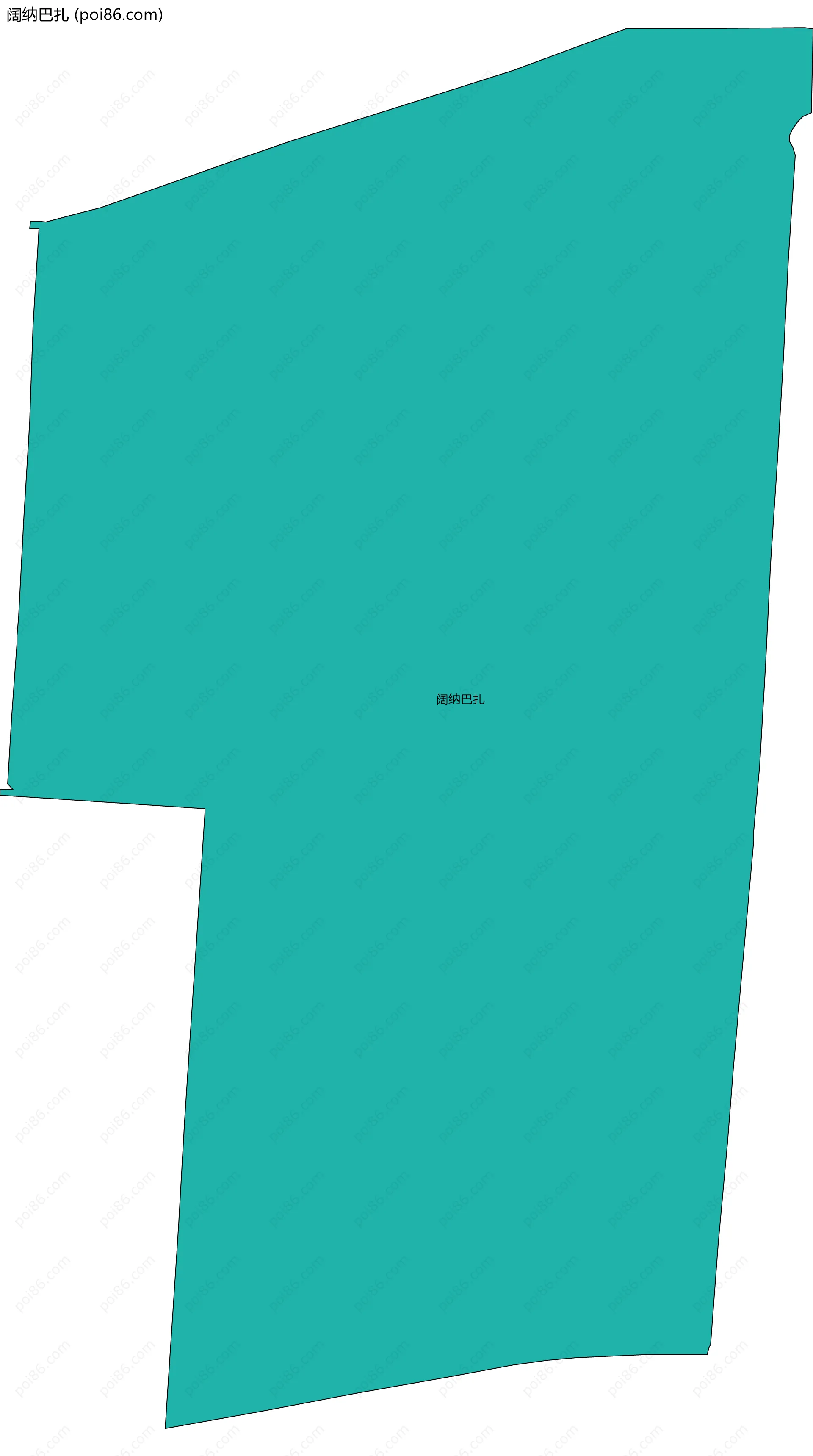 阔纳巴扎边界地图