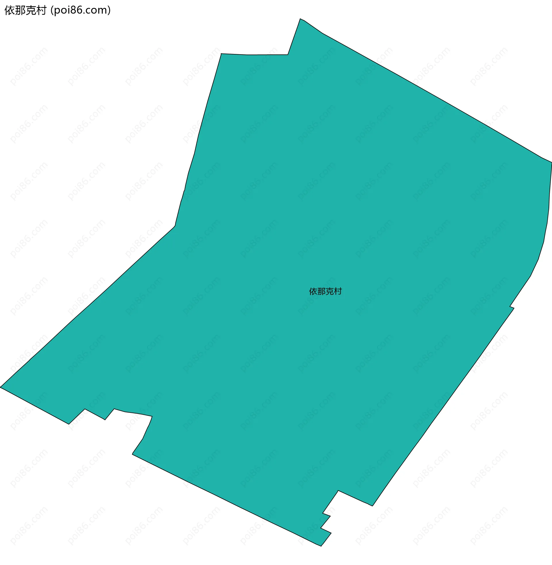依那克村边界地图