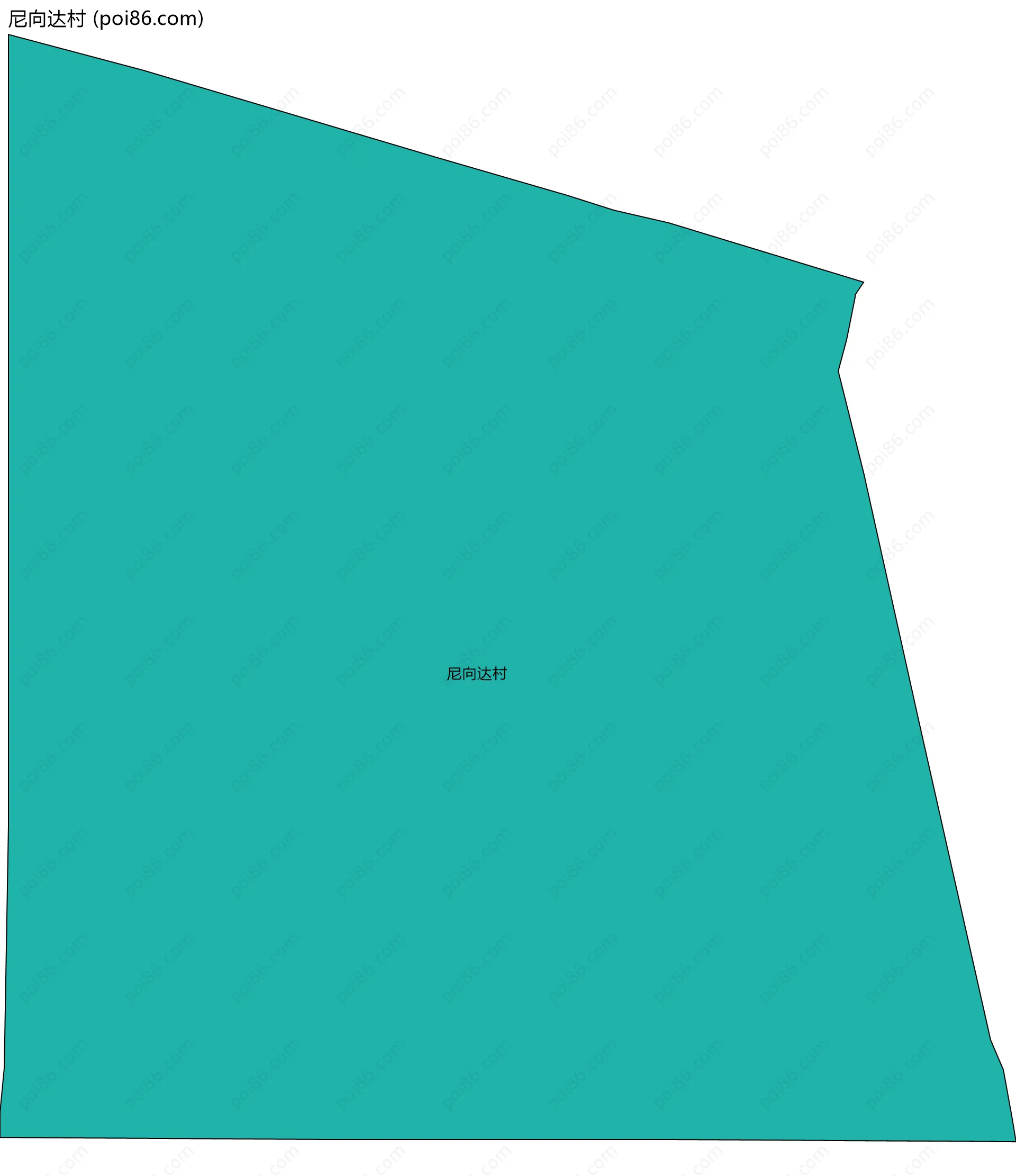 尼向达村边界地图