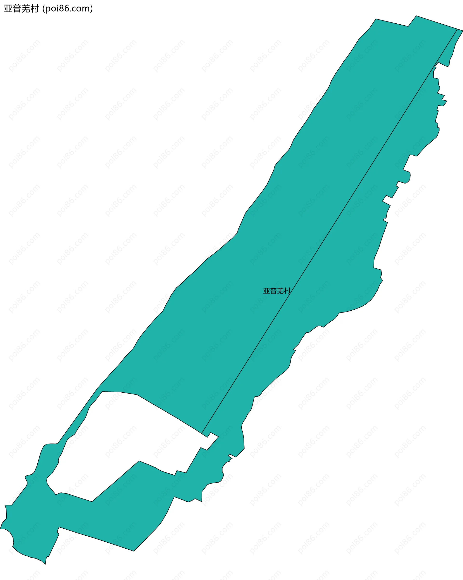 亚普羌村边界地图