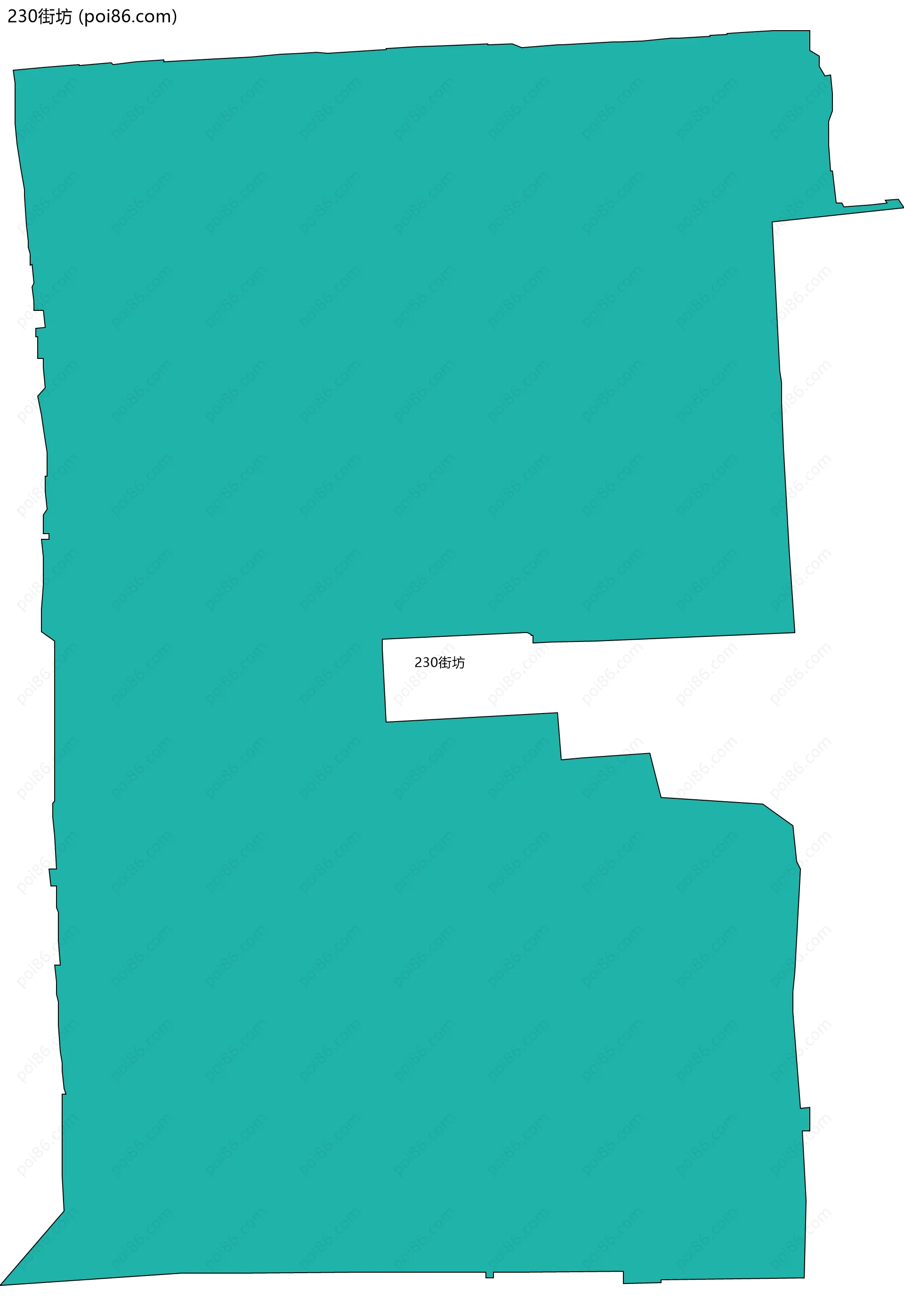 230街坊边界地图