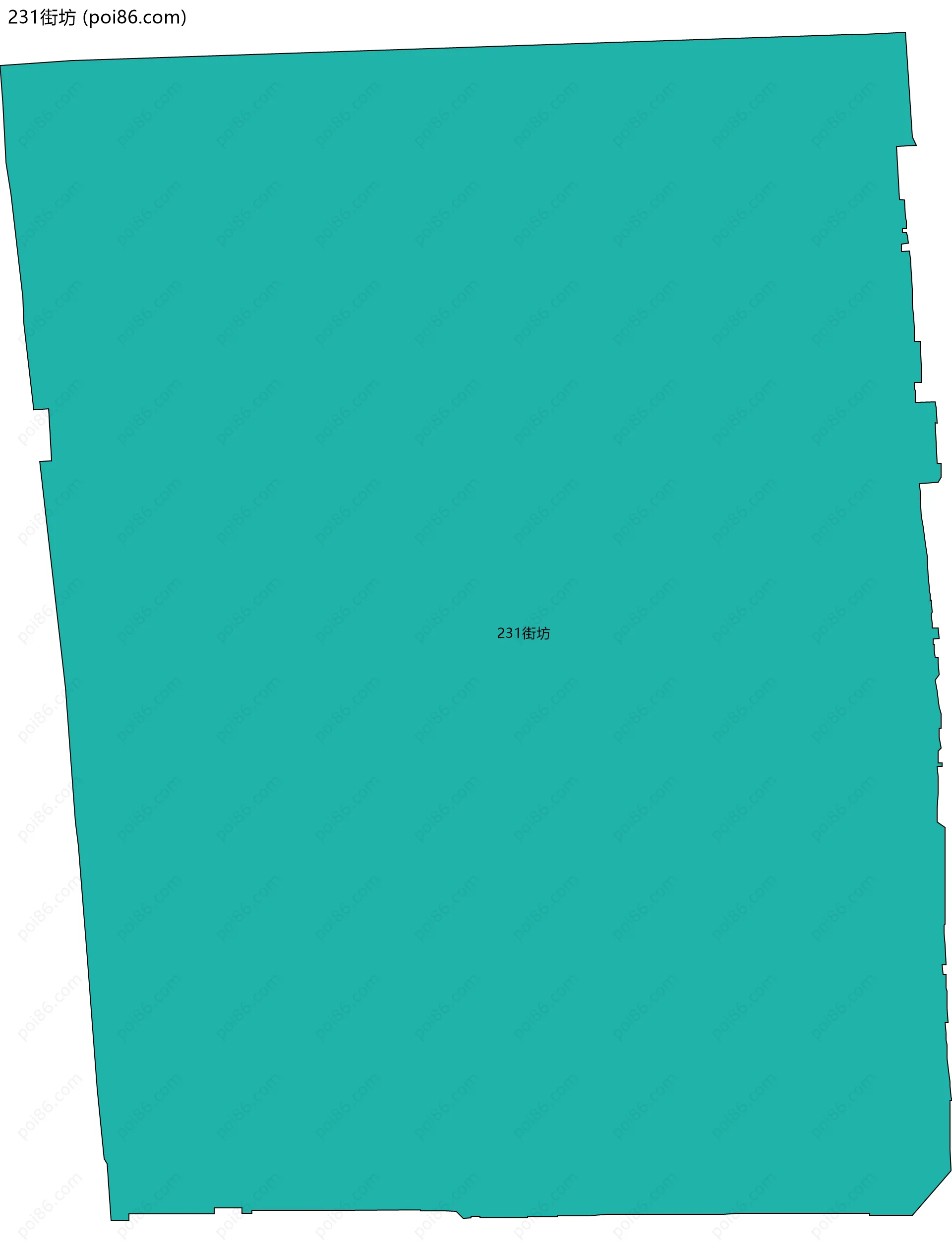 231街坊边界地图