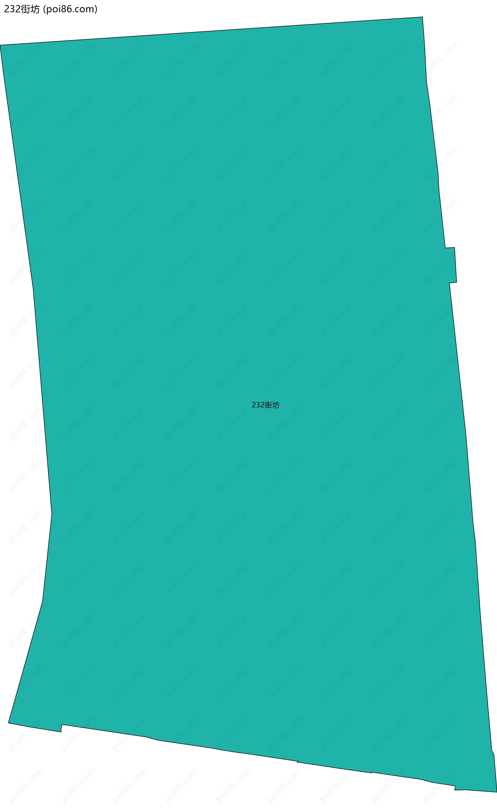 232街坊边界地图