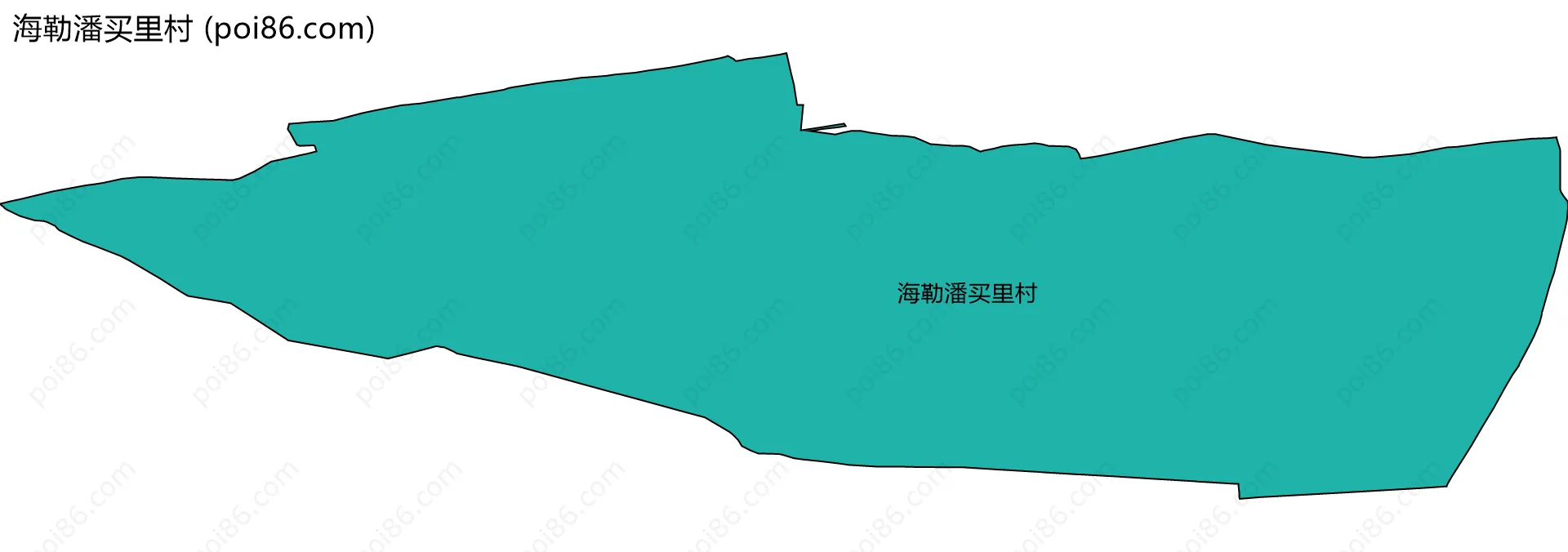 海勒潘买里村边界地图