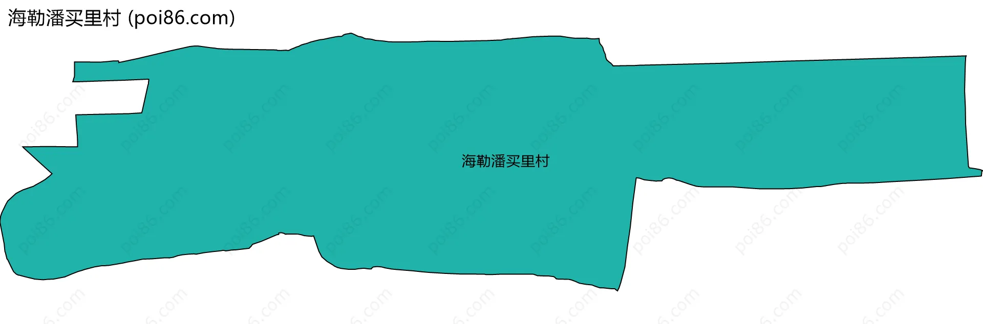 海勒潘买里村边界地图