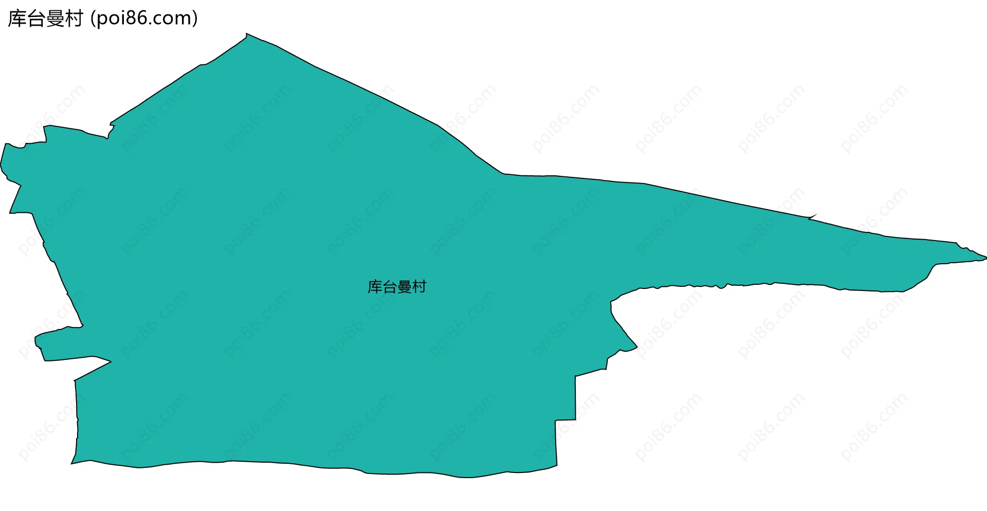 库台曼村边界地图