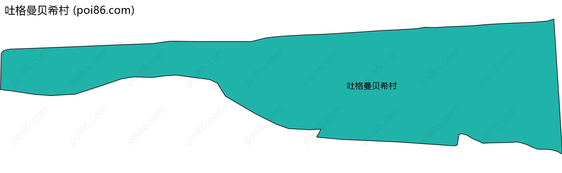 吐格曼贝希村边界地图