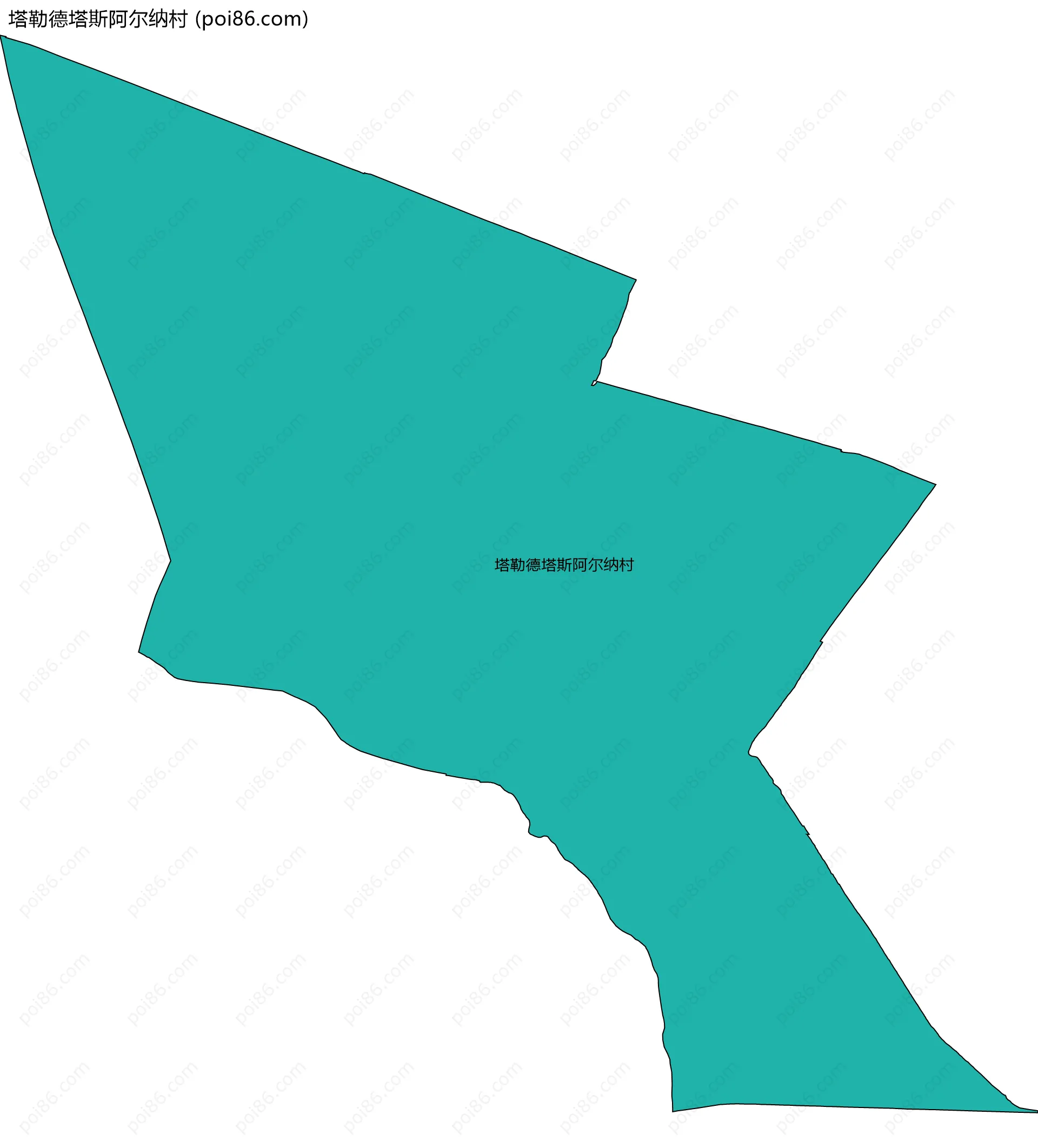 塔勒德塔斯阿尔纳村边界地图