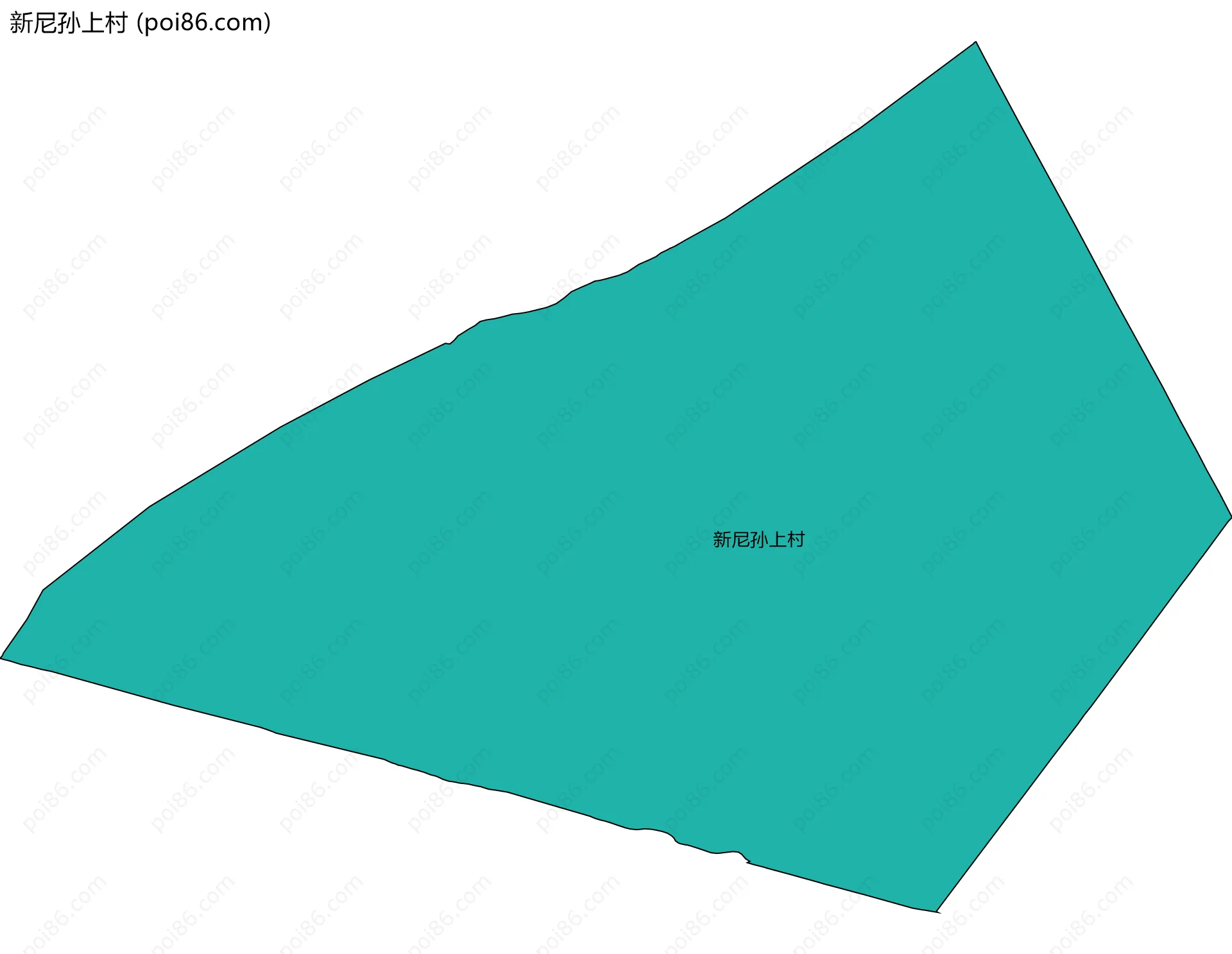 新尼孙上村边界地图