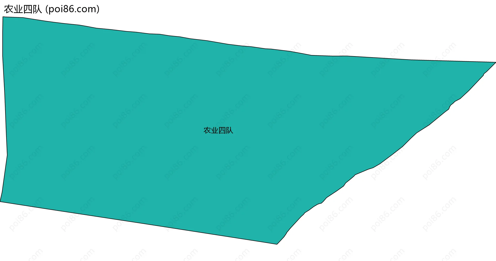 农业四队边界地图