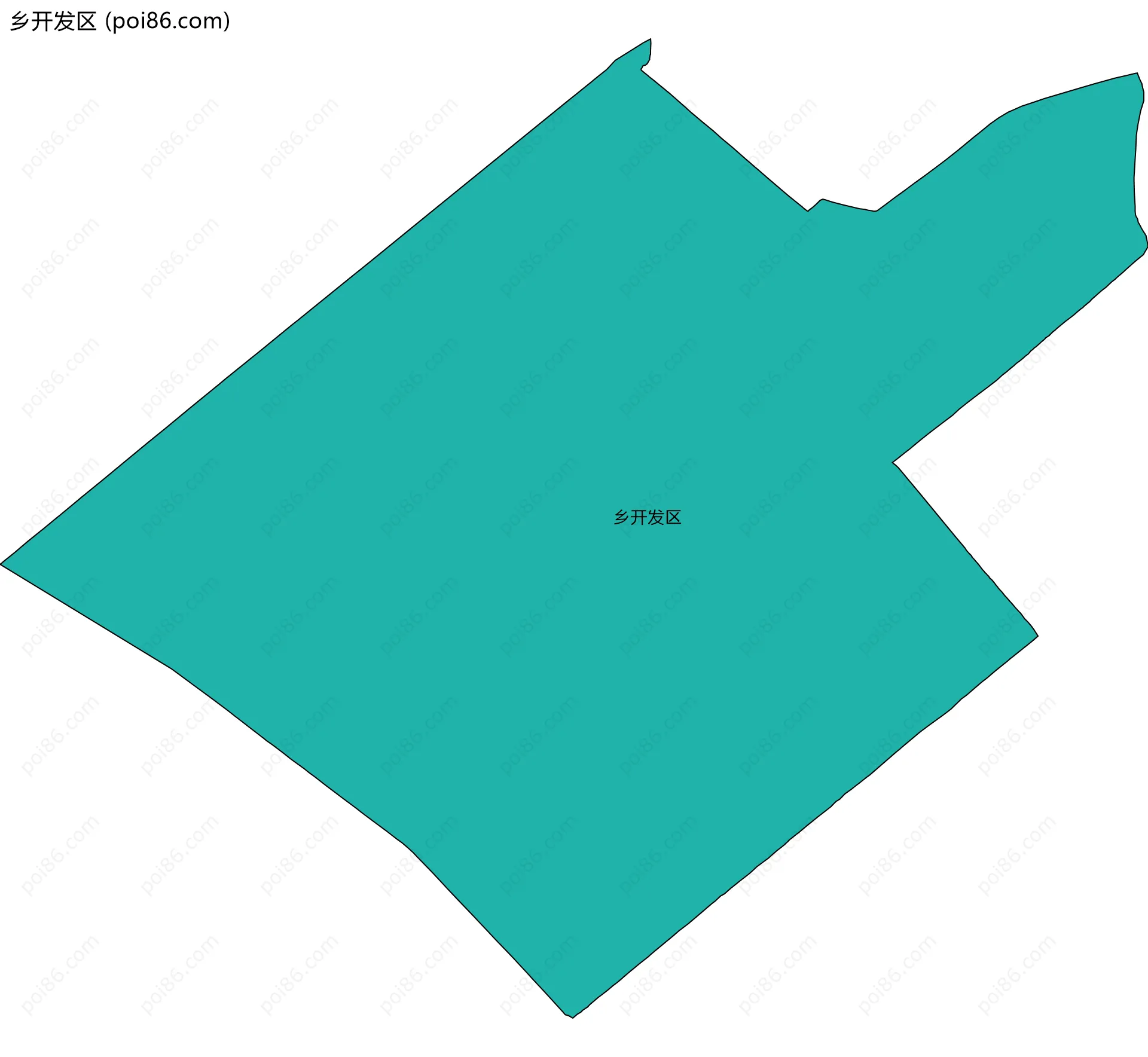 乡开发区边界地图