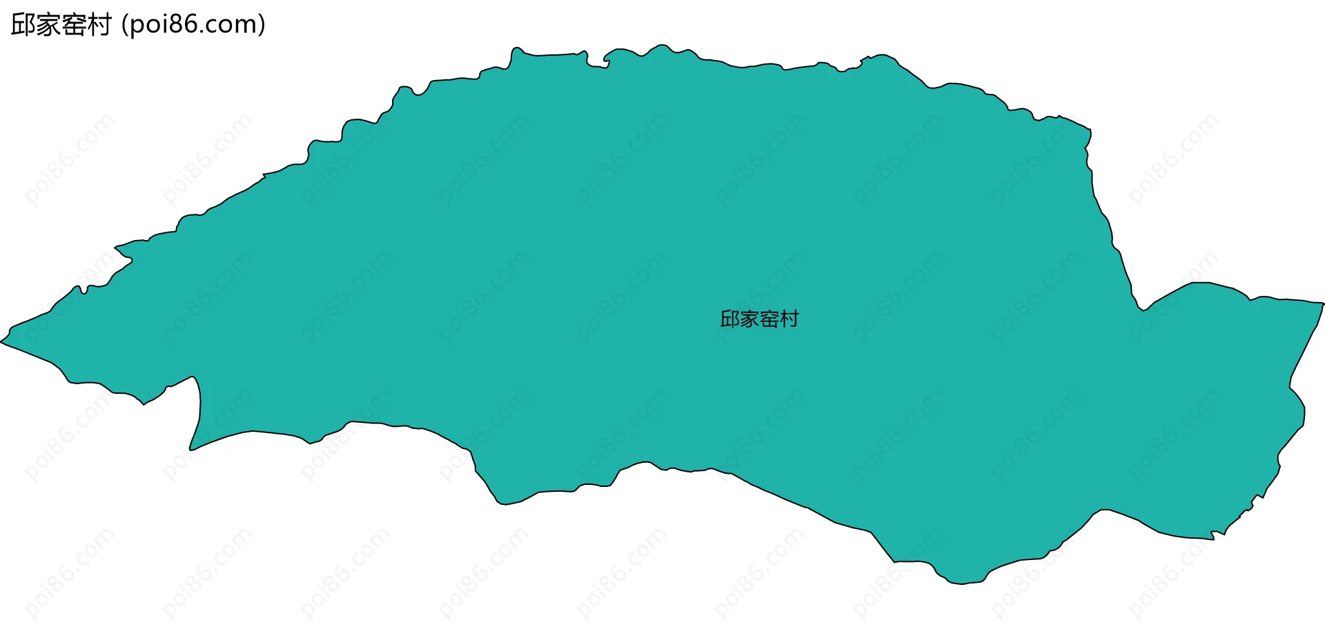 邱家窑村边界地图