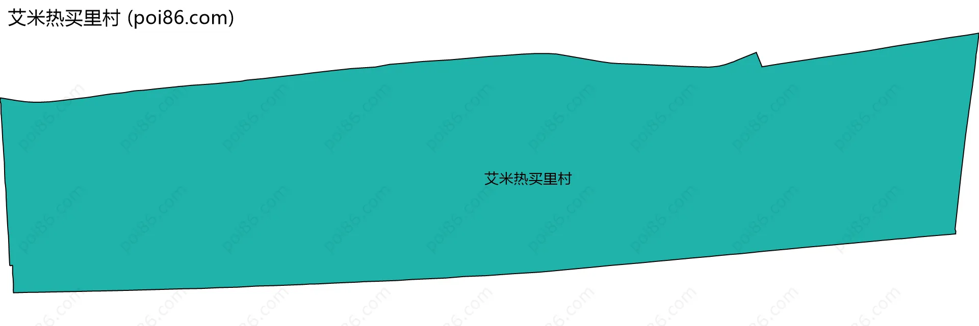 艾米热买里村边界地图