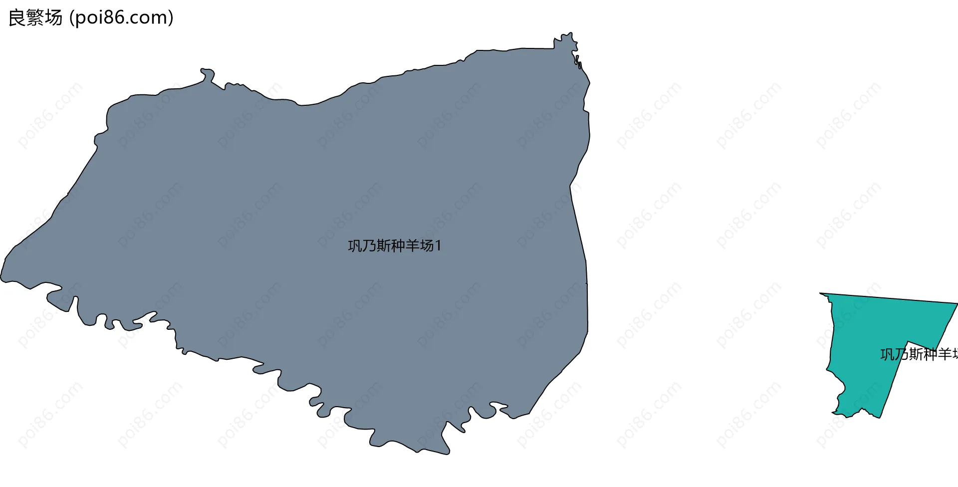 良繁场边界地图(五级行政区划)