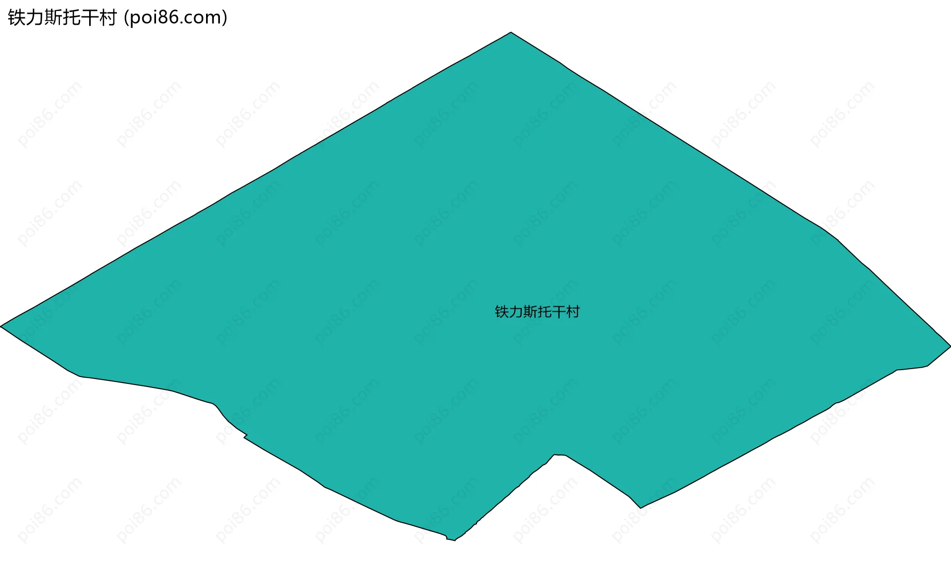 铁力斯托干村边界地图