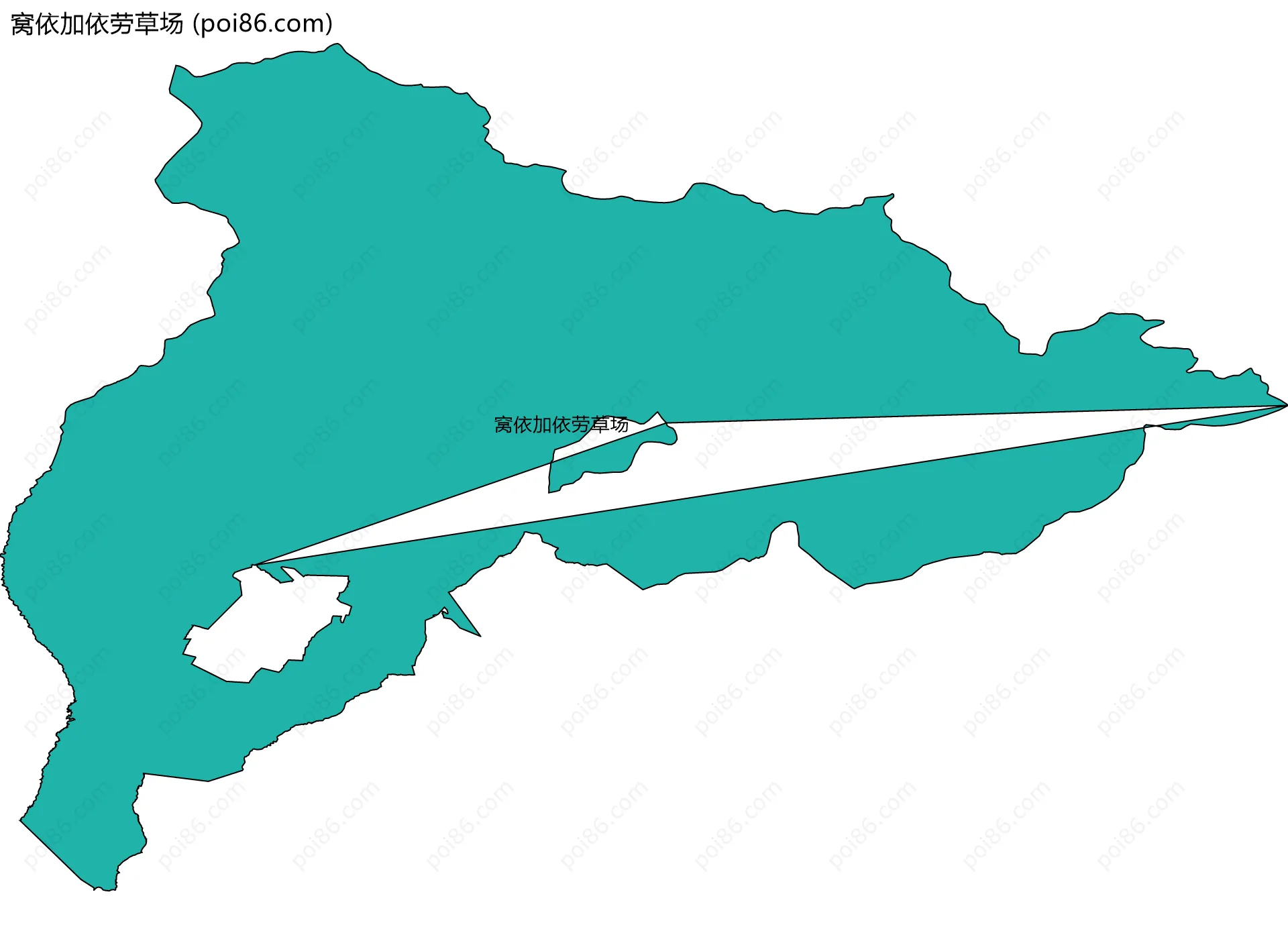 窝依加依劳草场边界地图