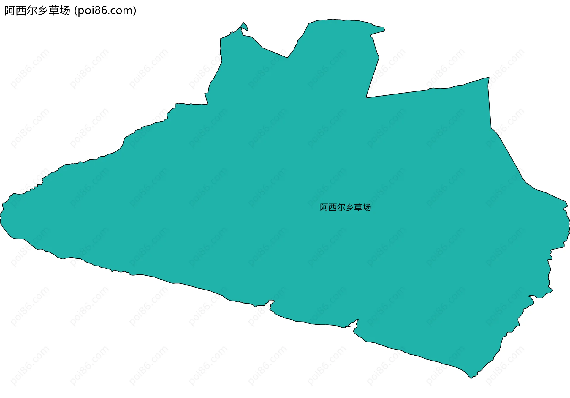 阿西尔乡草场边界地图