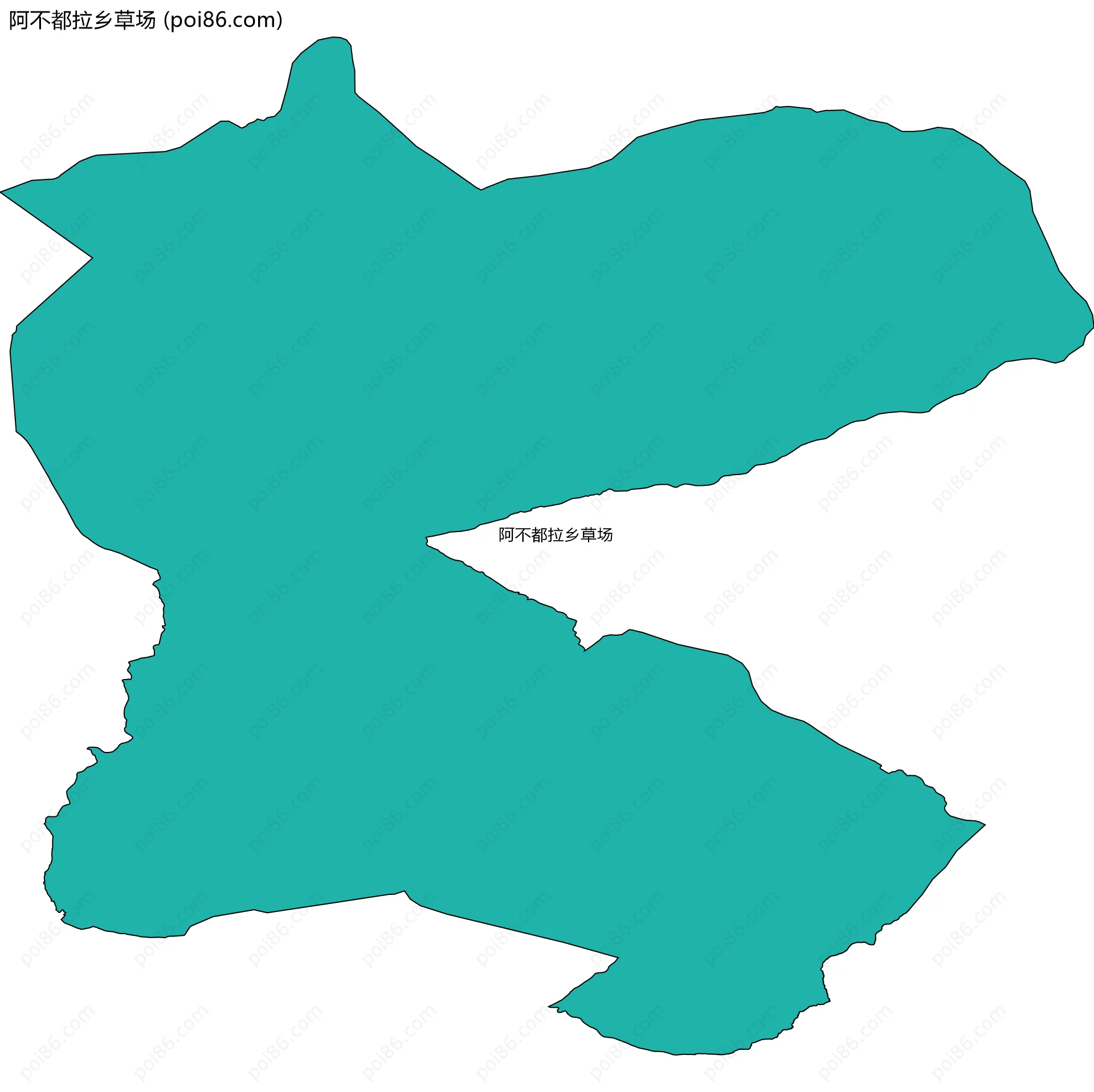 阿不都拉乡草场边界地图