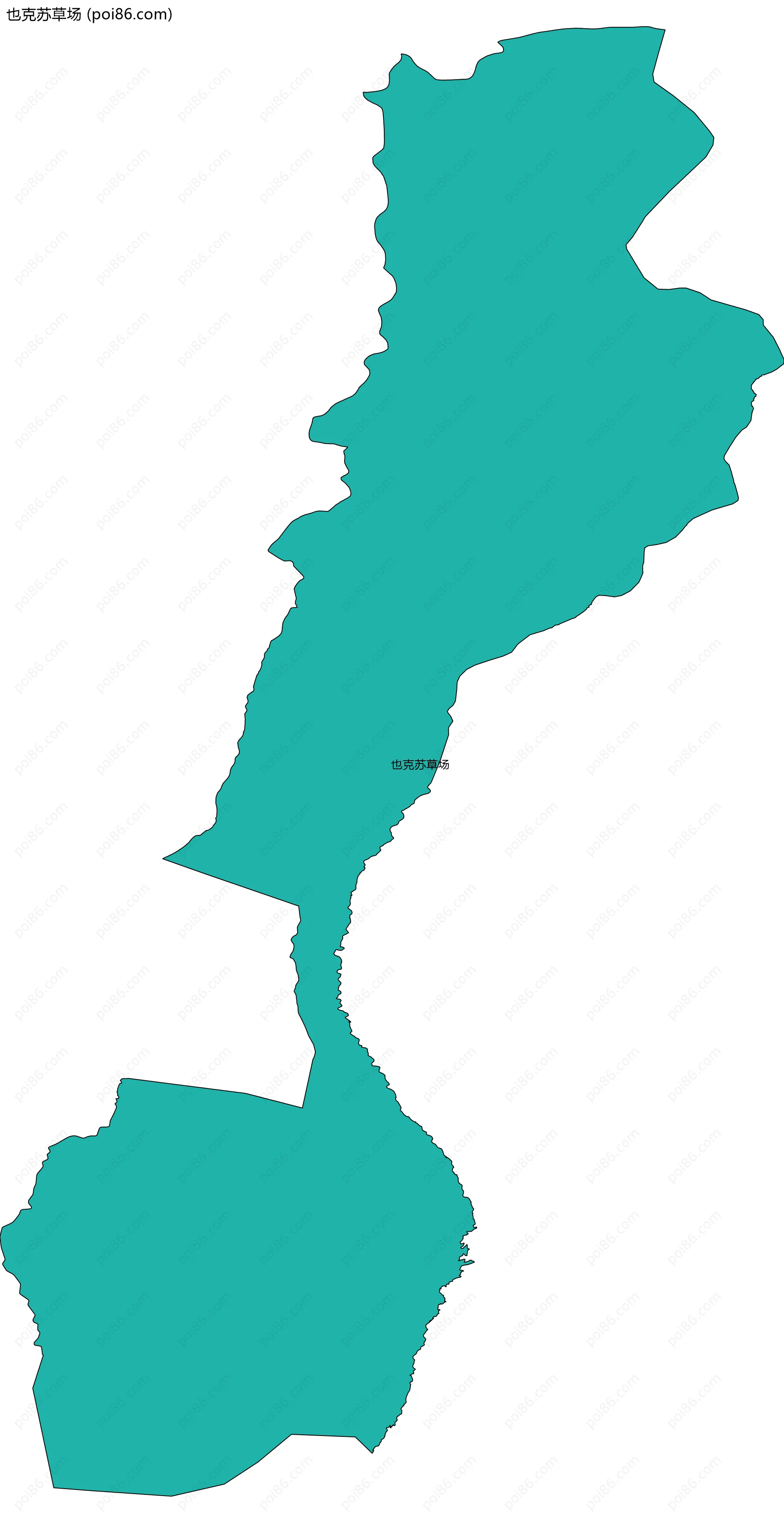 也克苏草场边界地图