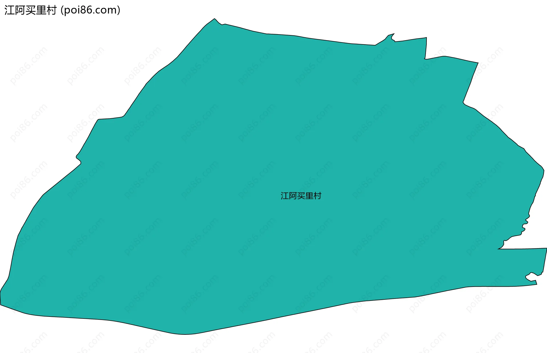 江阿买里村边界地图